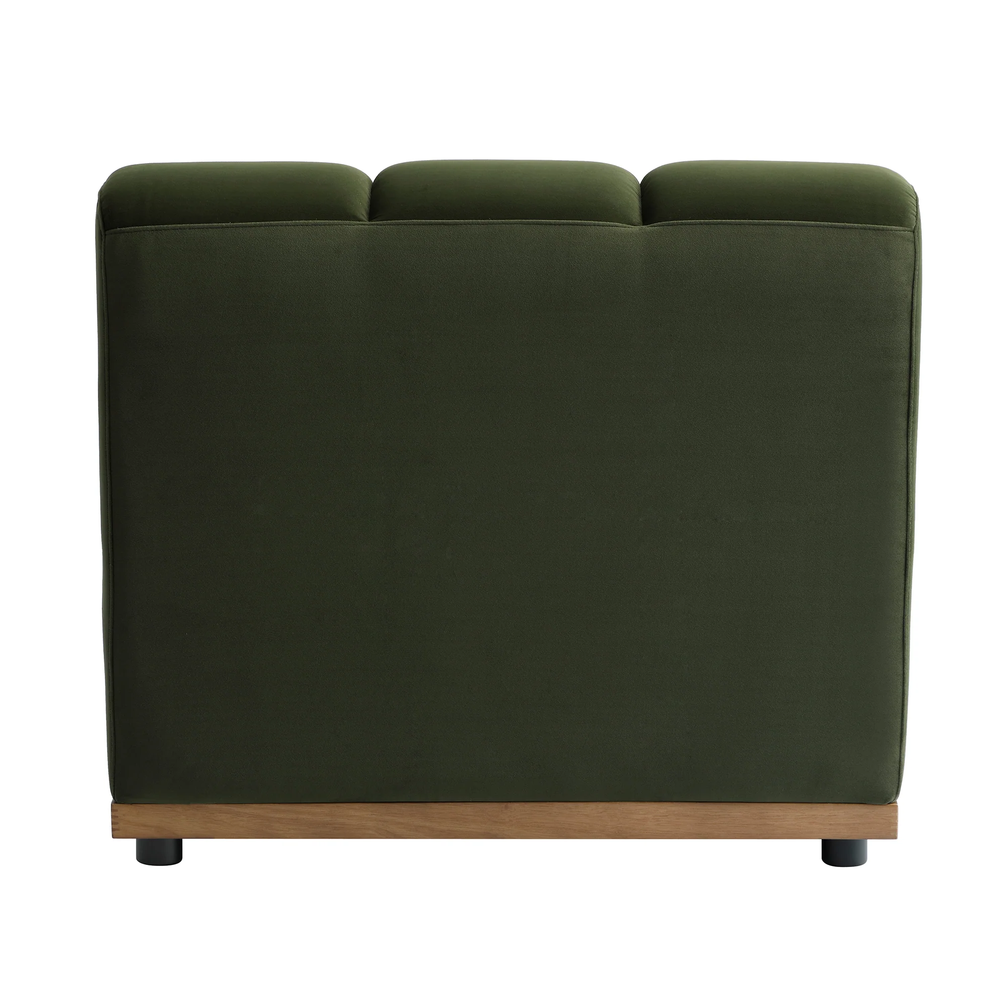 Granvia Moss Green Modular Sofa, 1-Seater Armless Sofa - Image 8