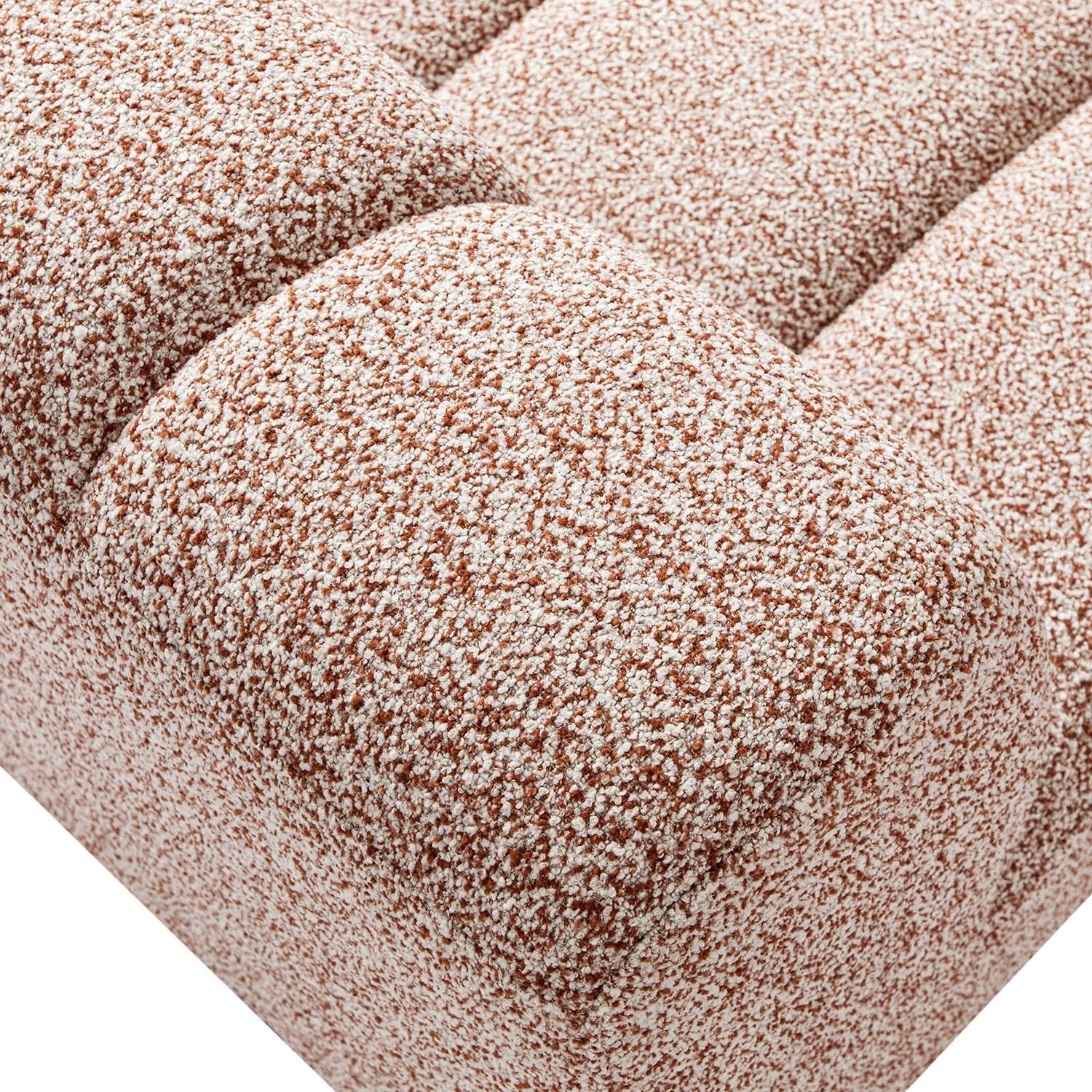 Granvia Musk Blush Boucle Modular Sofa, 1-Seater Armless Sofa - Image 15