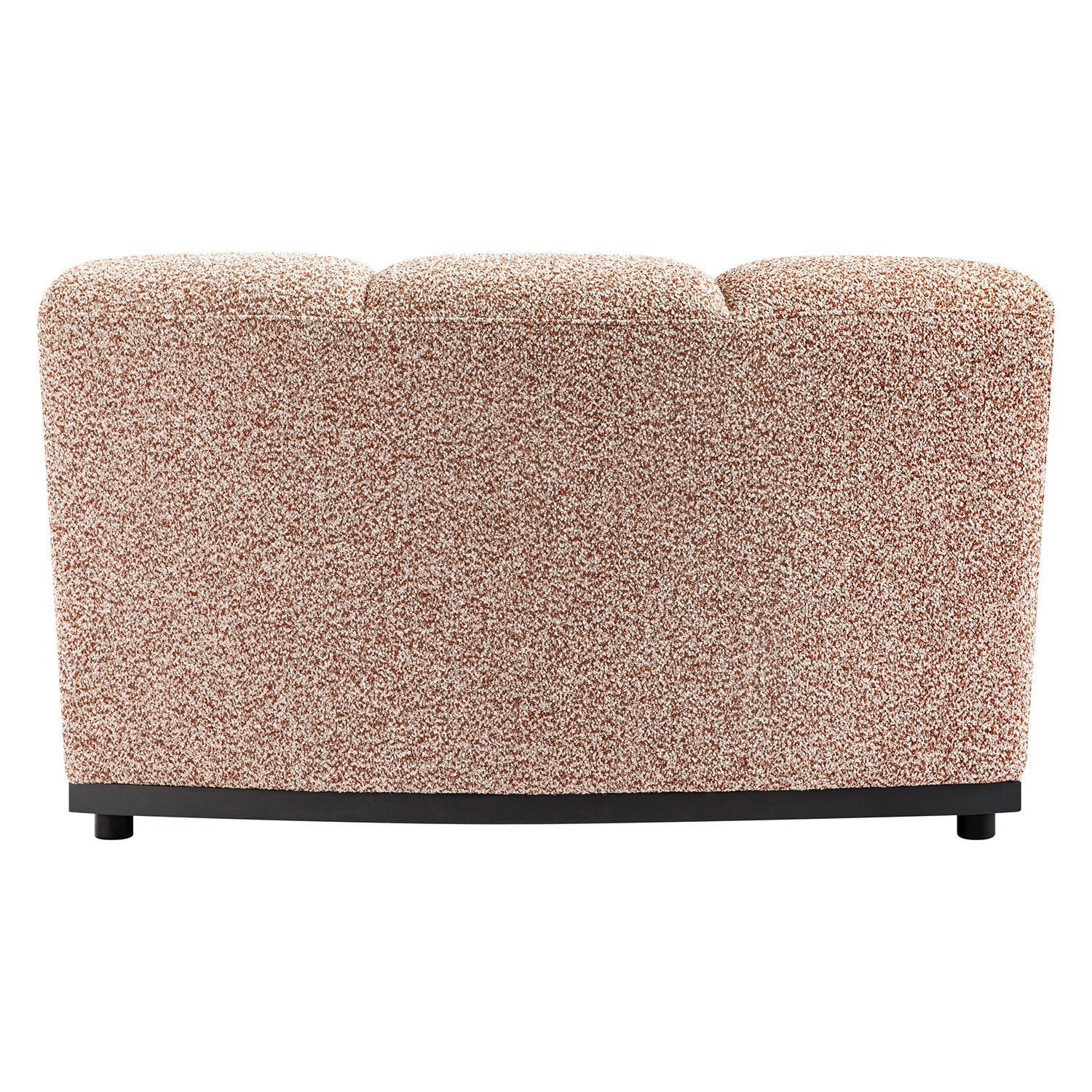 Granvia Musk Blush Boucle Modular Sofa, 1-Seater Curved Sofa - Image 13