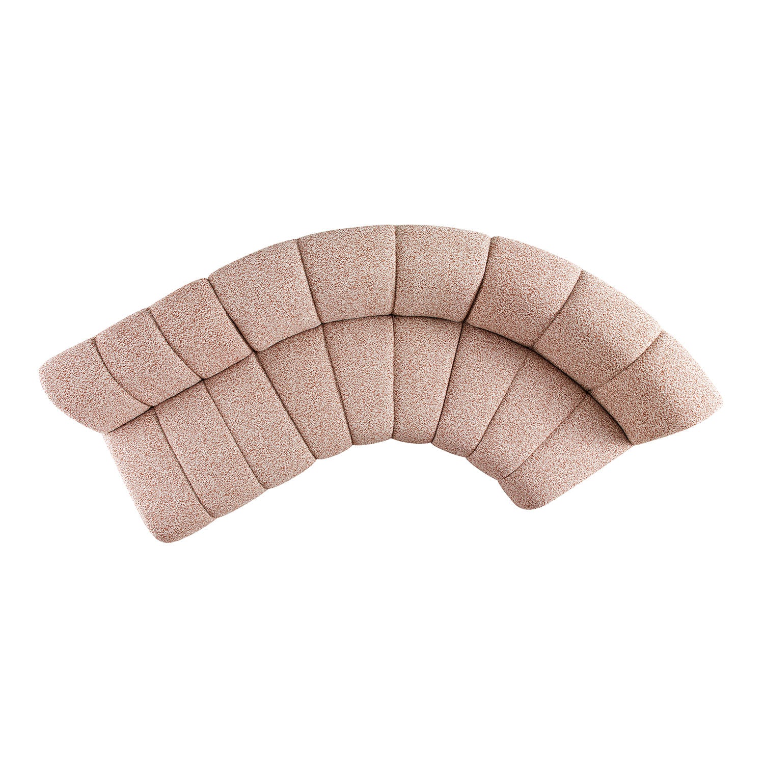Granvia Musk Blush Boucle Modular Sofa, 3-Seater L-Shaped Sofa - Image 9