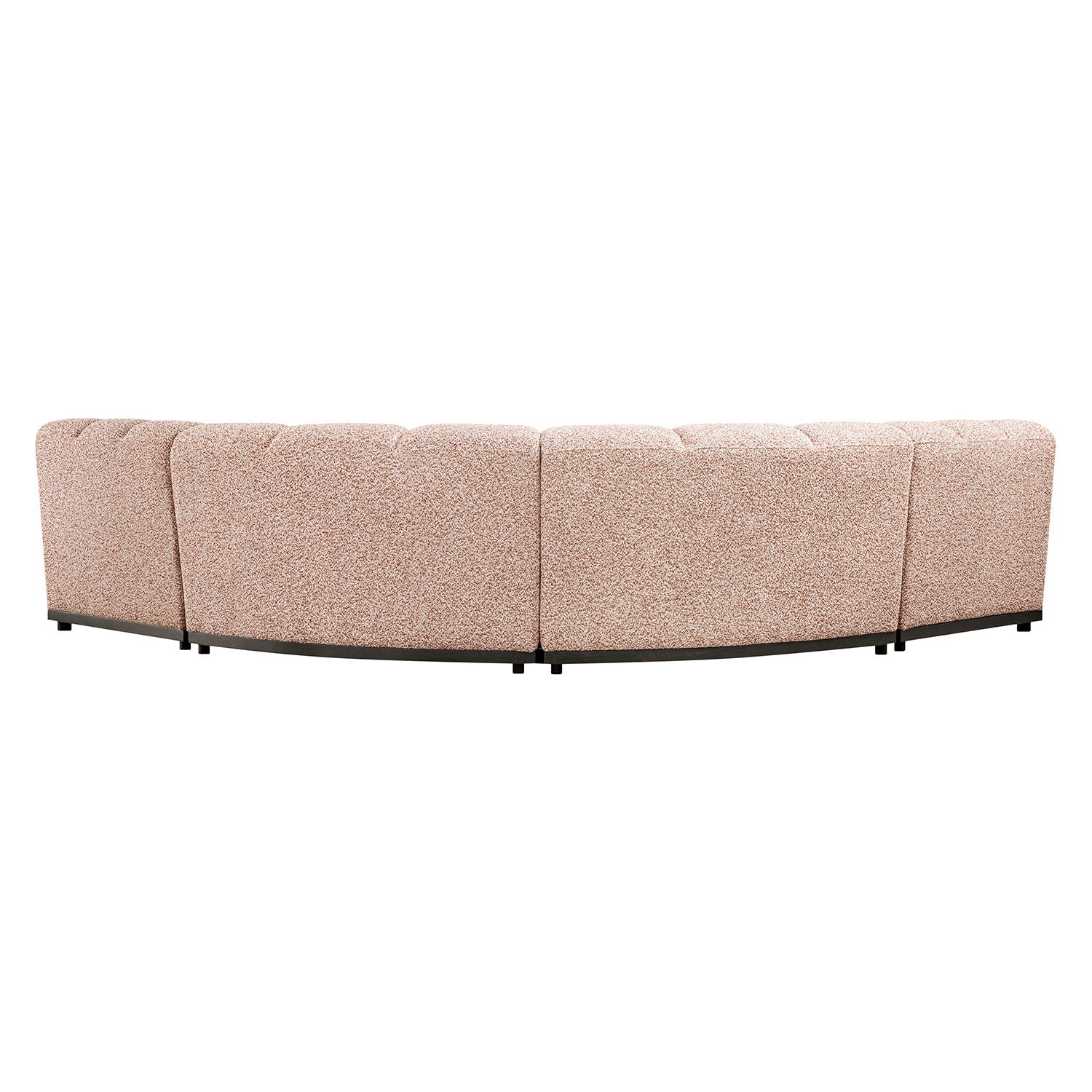 Granvia Musk Blush Boucle Modular Sofa, 4-Seater Large Corner Sofa - Image 5
