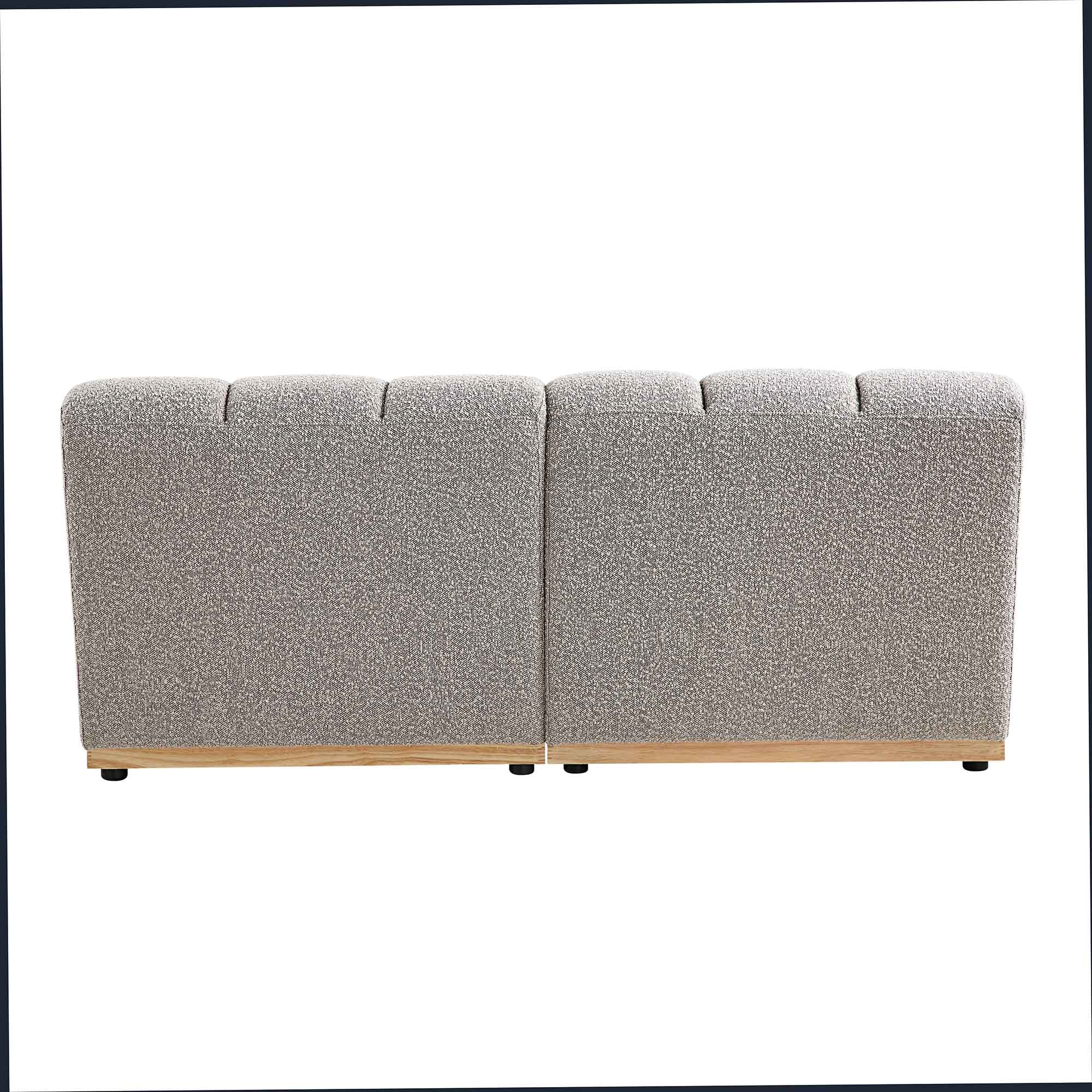 Granvia Taupe Boucle Modular Sofa, 2-Seater Sofa - Image 8