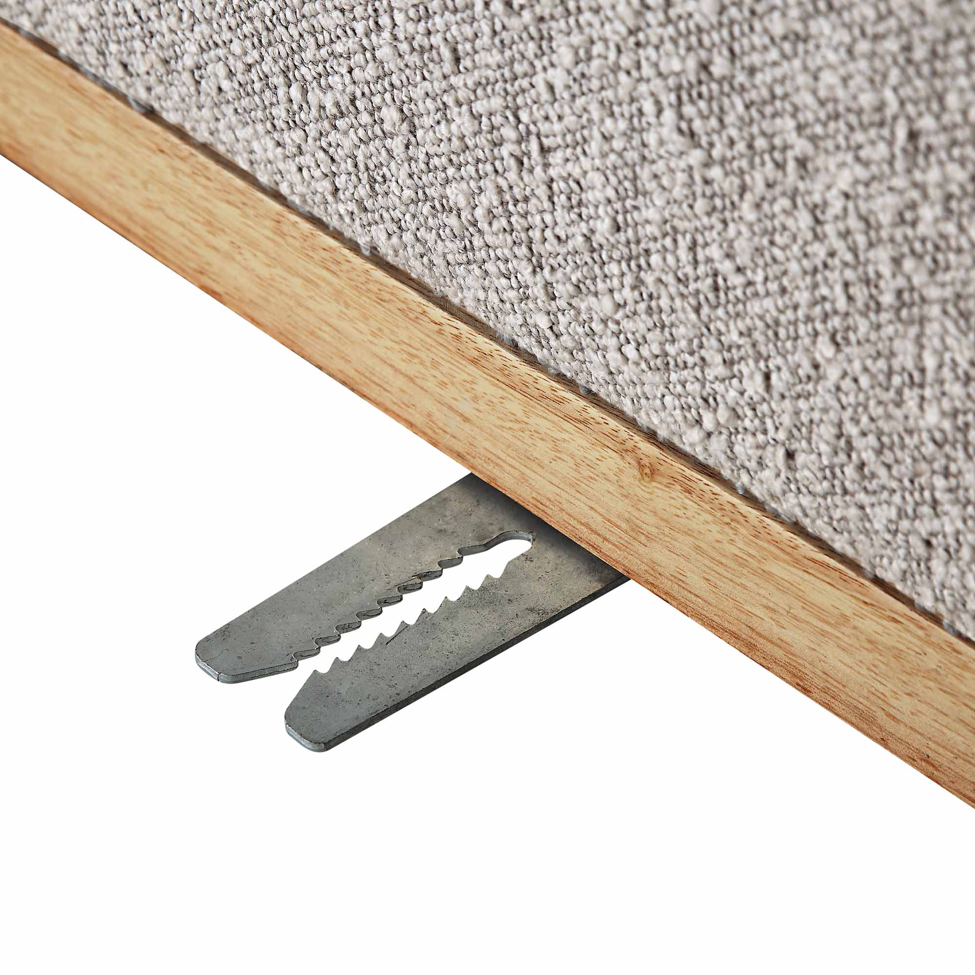 Granvia Taupe Boucle Modular Sofa, 3-Seater Curved Sofa - Image 13
