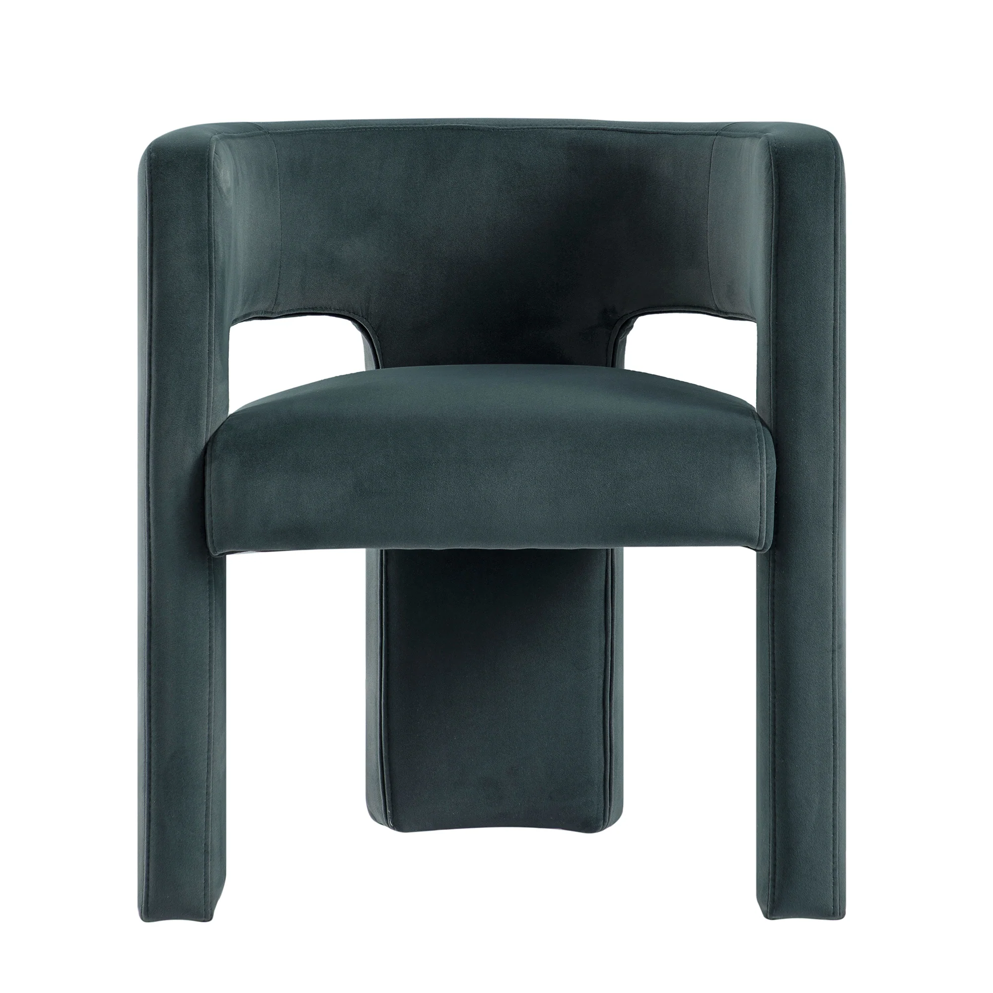 Greenwich Aegean Blue Velvet Dining Chair - Image 7