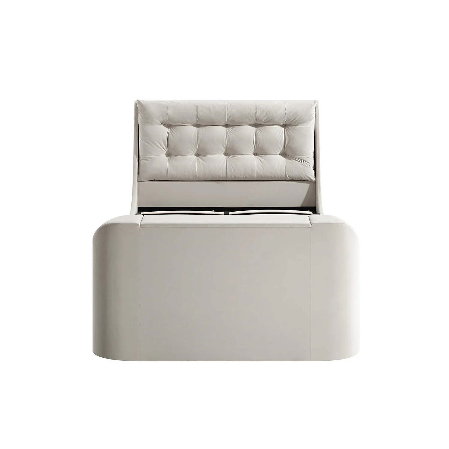 Hadley Champagne Velvet Ottoman TV Bed - Image 16