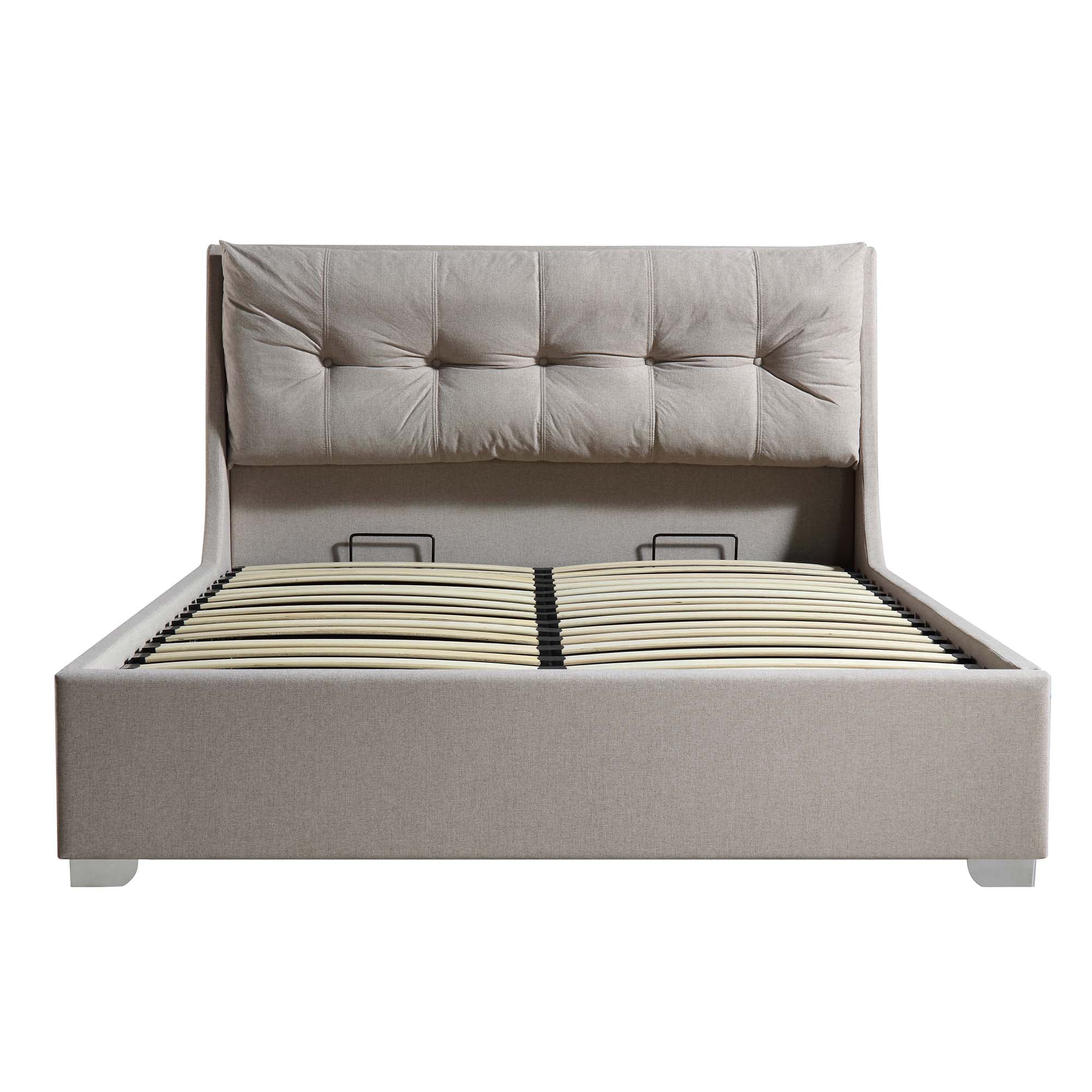 Hadley Stone Fabric Ottoman Storage Bed - Image 5