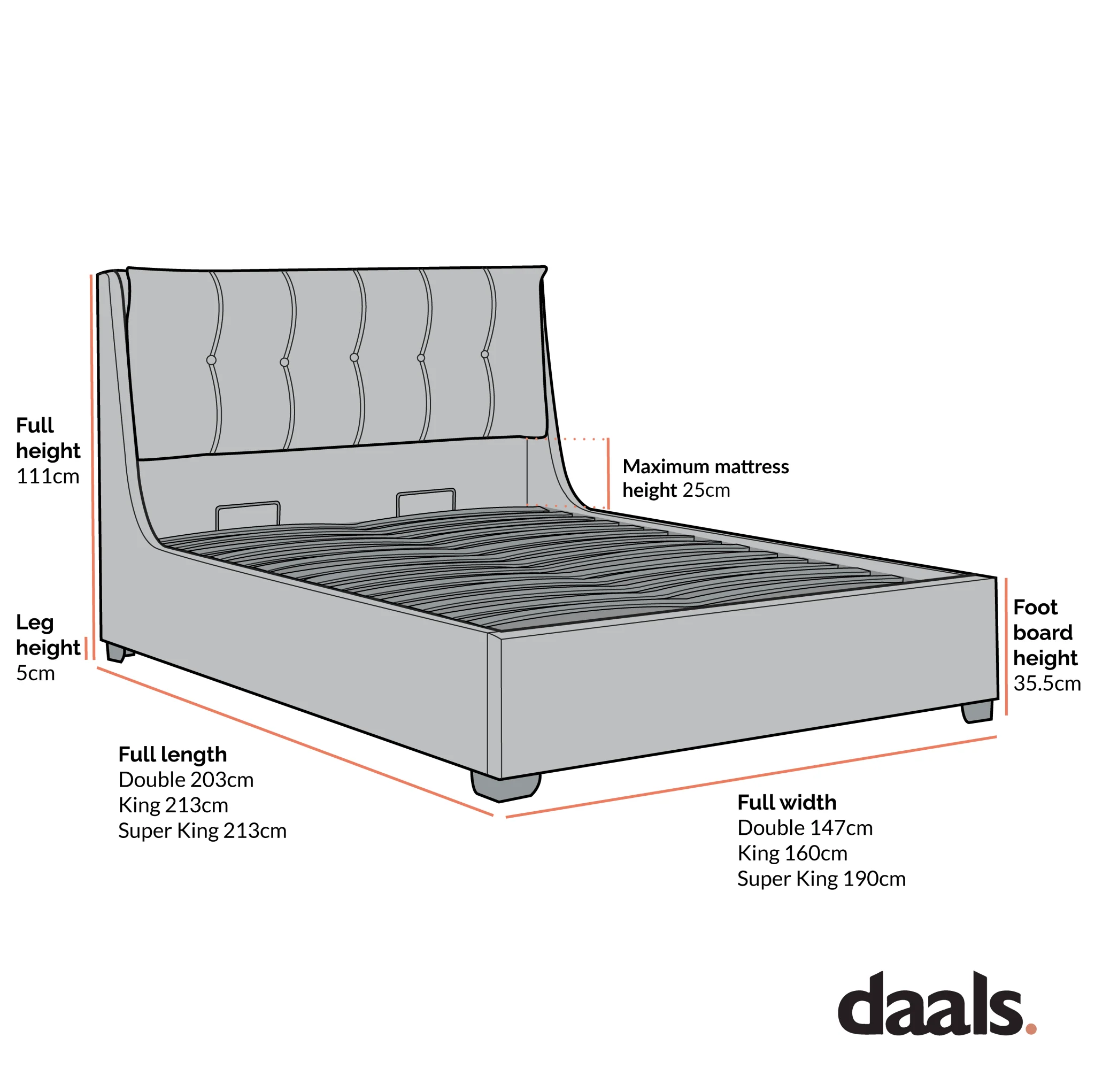Hadley Grey Velvet Ottoman Storage Bed - Image 5
