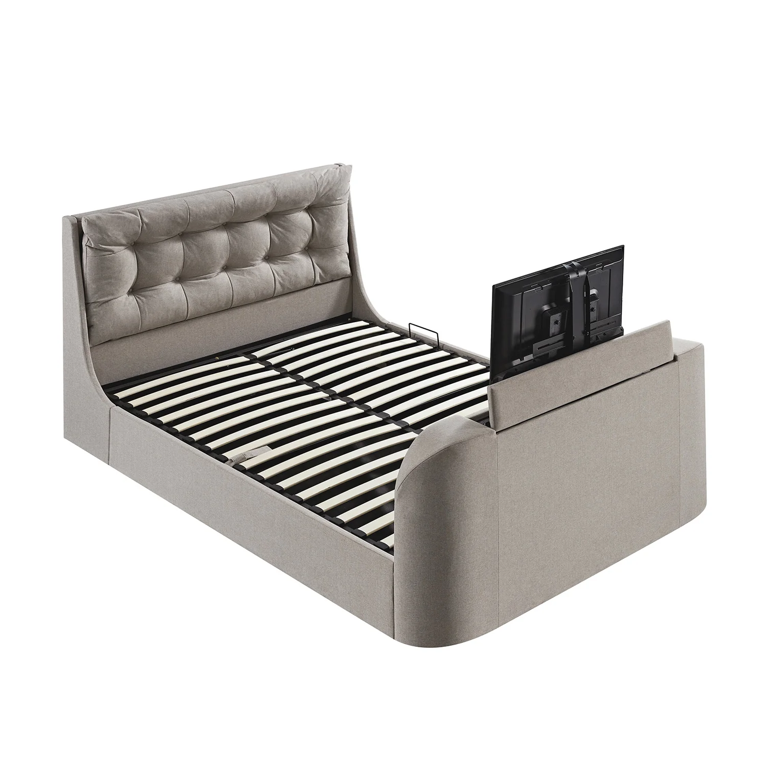 Hadley Stone Fabric Ottoman TV Bed - Image 18