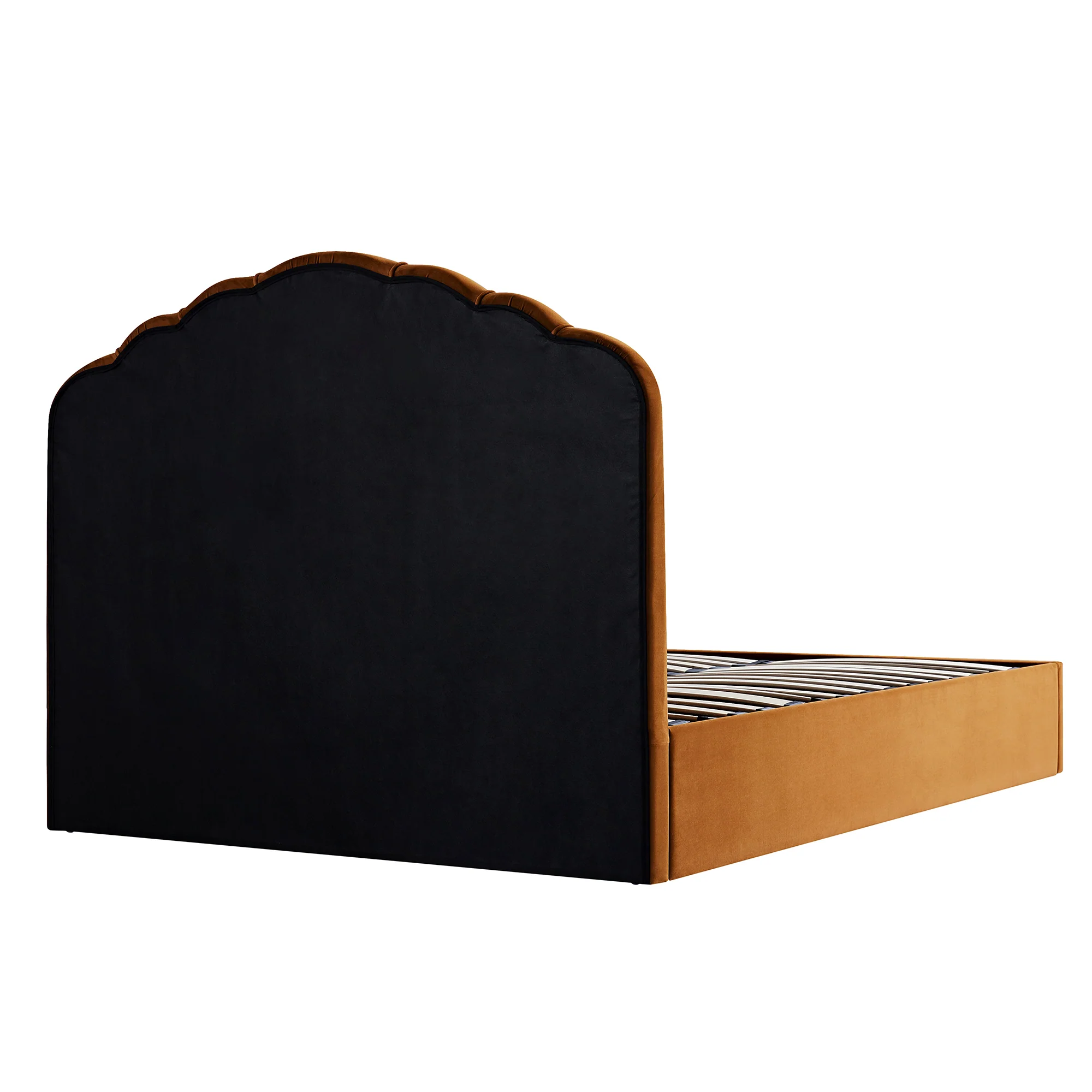 Hana Ottoman Storage Bed, Cinnamon Velvet - Image 13