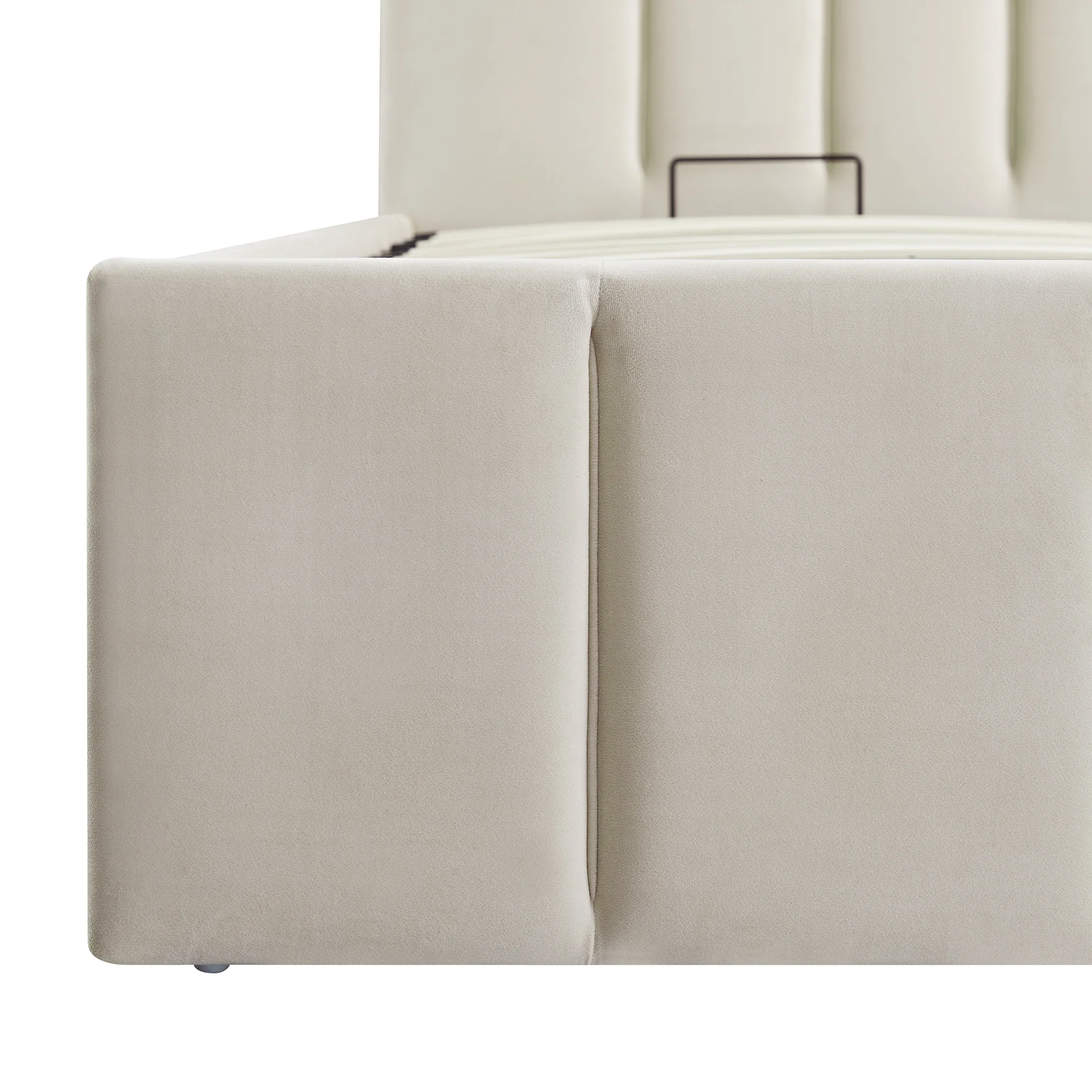 Hana Ottoman Storage Bed, Warm Stone Velvet - Image 17