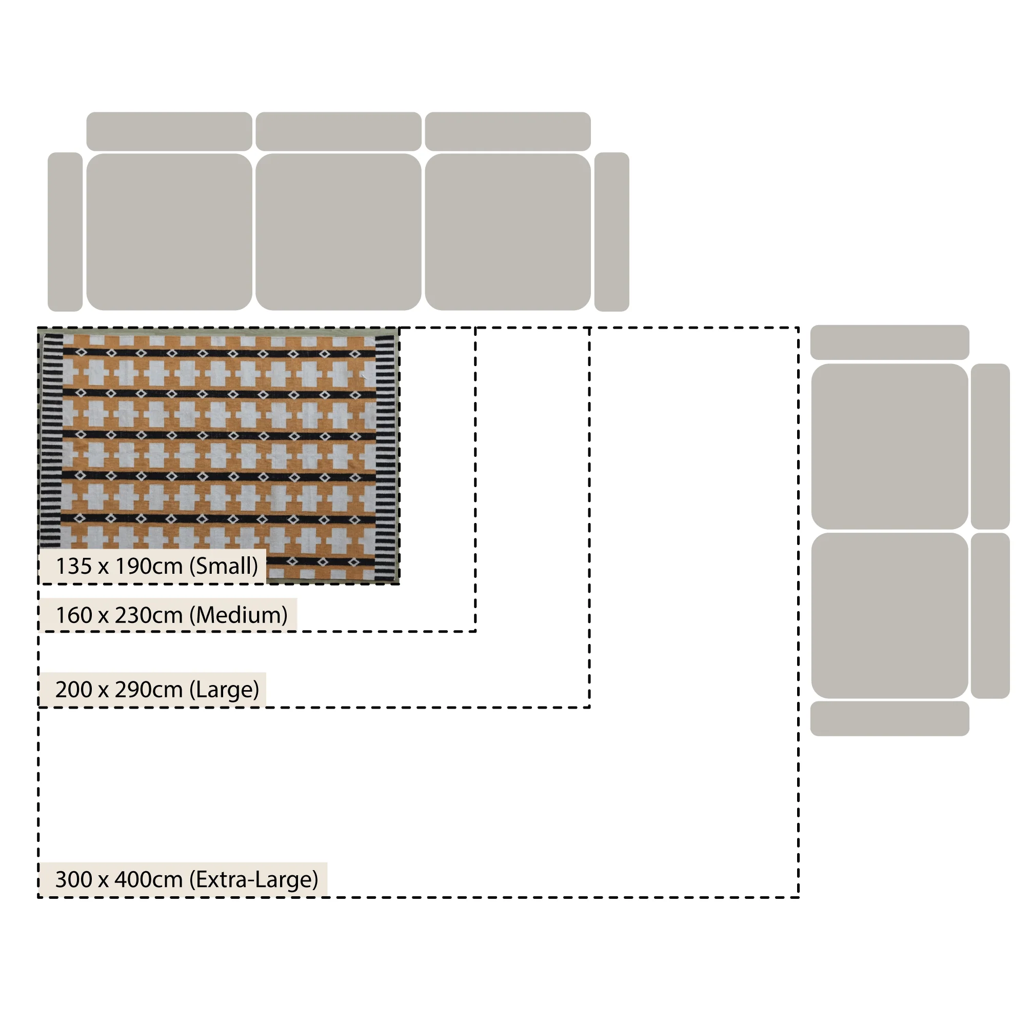 Havana Smoke & Amber Indoor Outdoor Handwoven Rug - Image 4