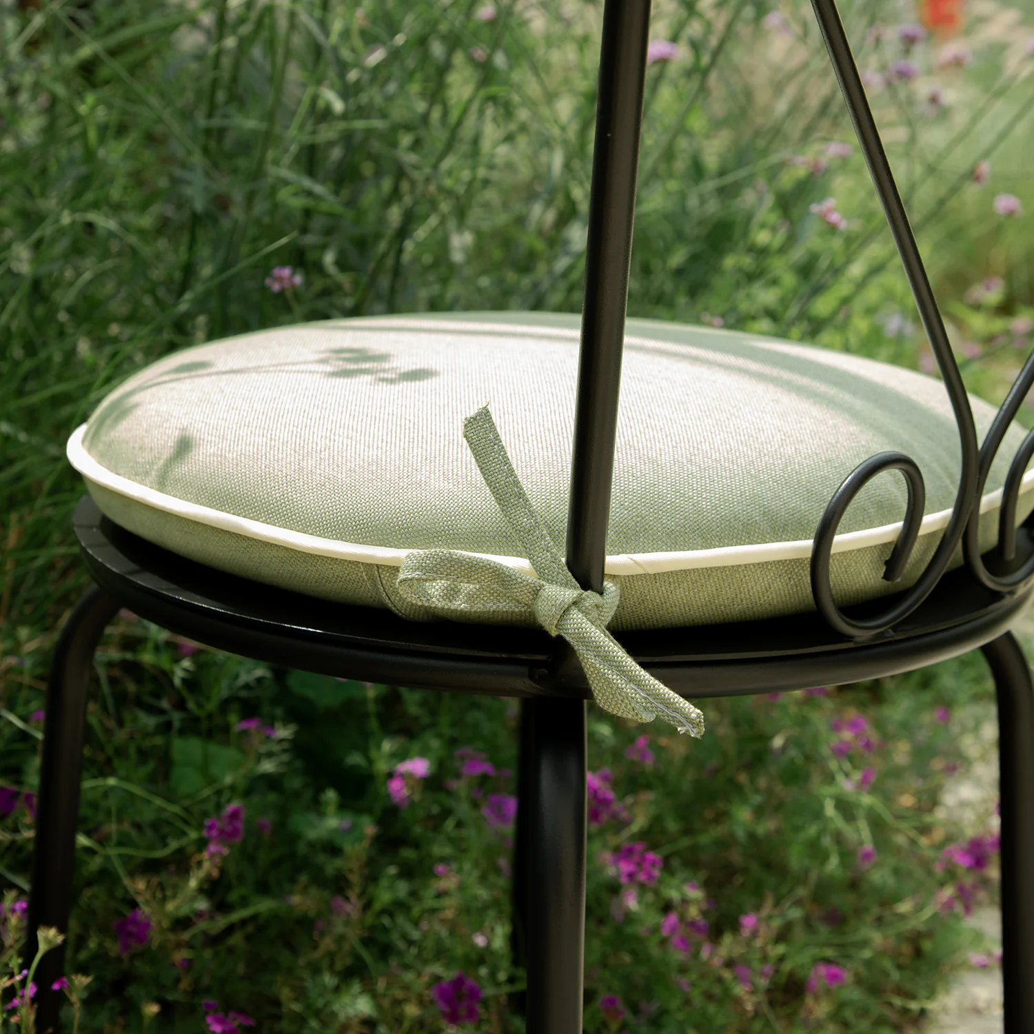 Haymes Metal Indoor and Outdoor Bistro Set, Reseda Green - Image 7
