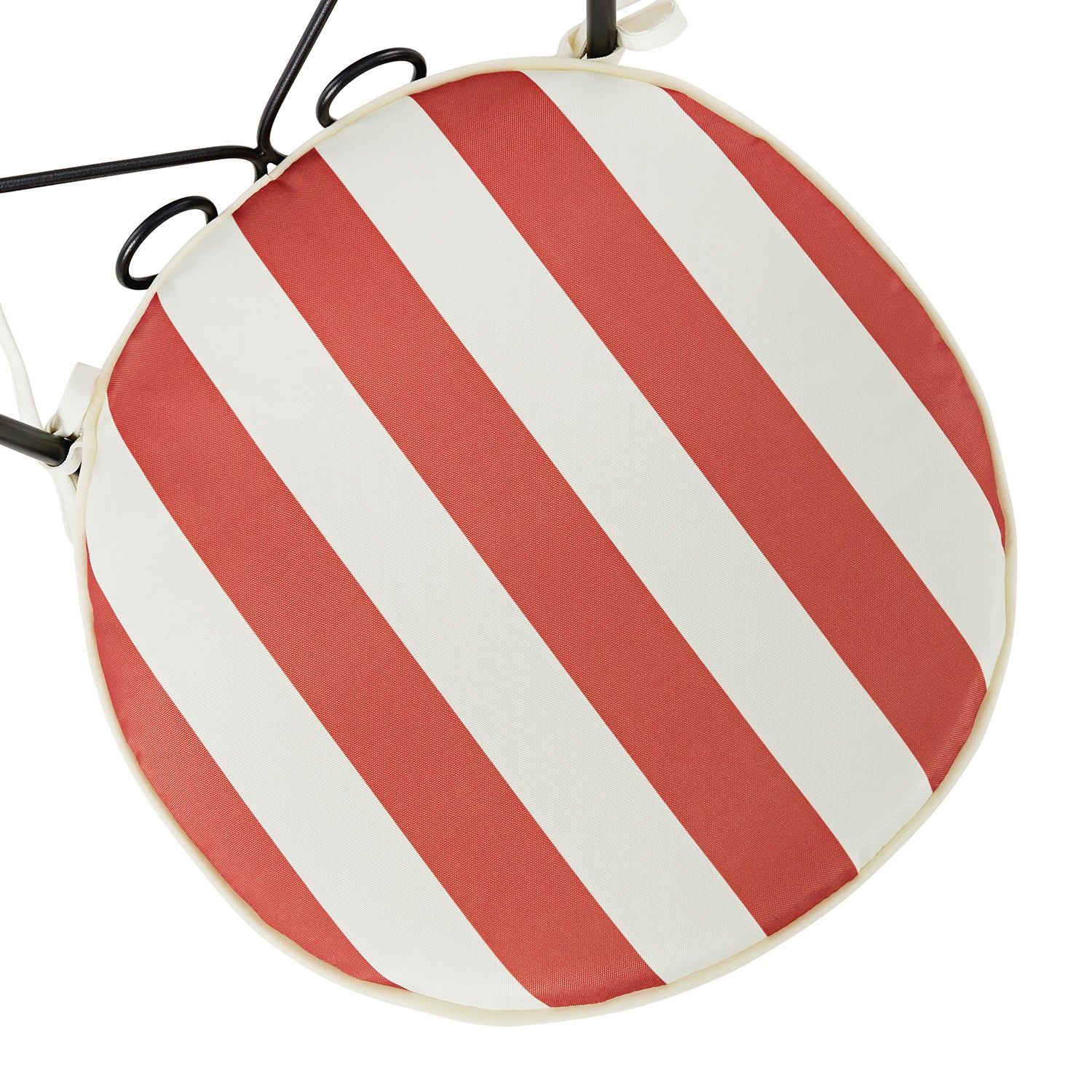 Haymes Metal Indoor and Outdoor Bistro Set, Scarlet Stripe - Image 15