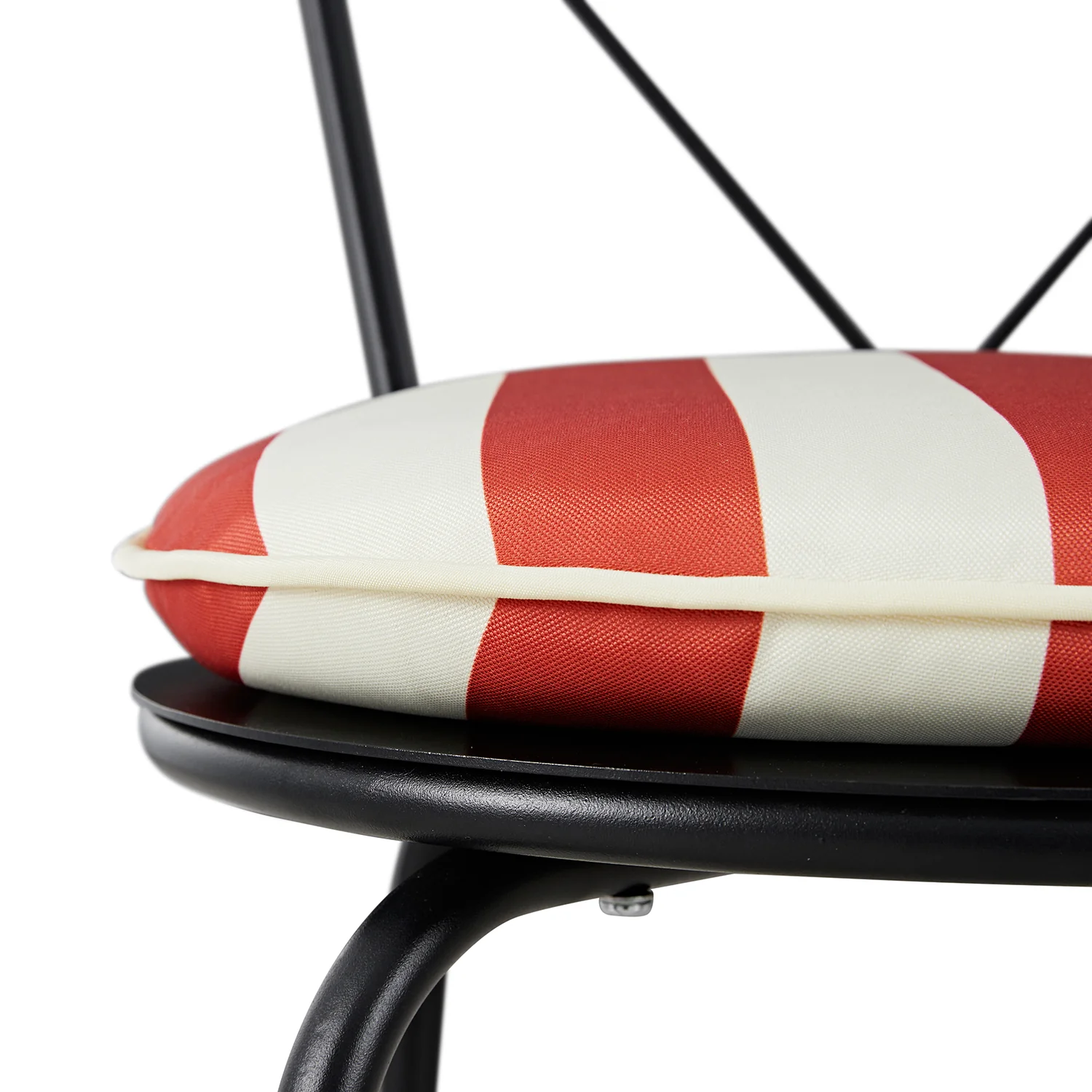 Haymes Metal Indoor and Outdoor Bistro Set, Scarlet Stripe - Image 18