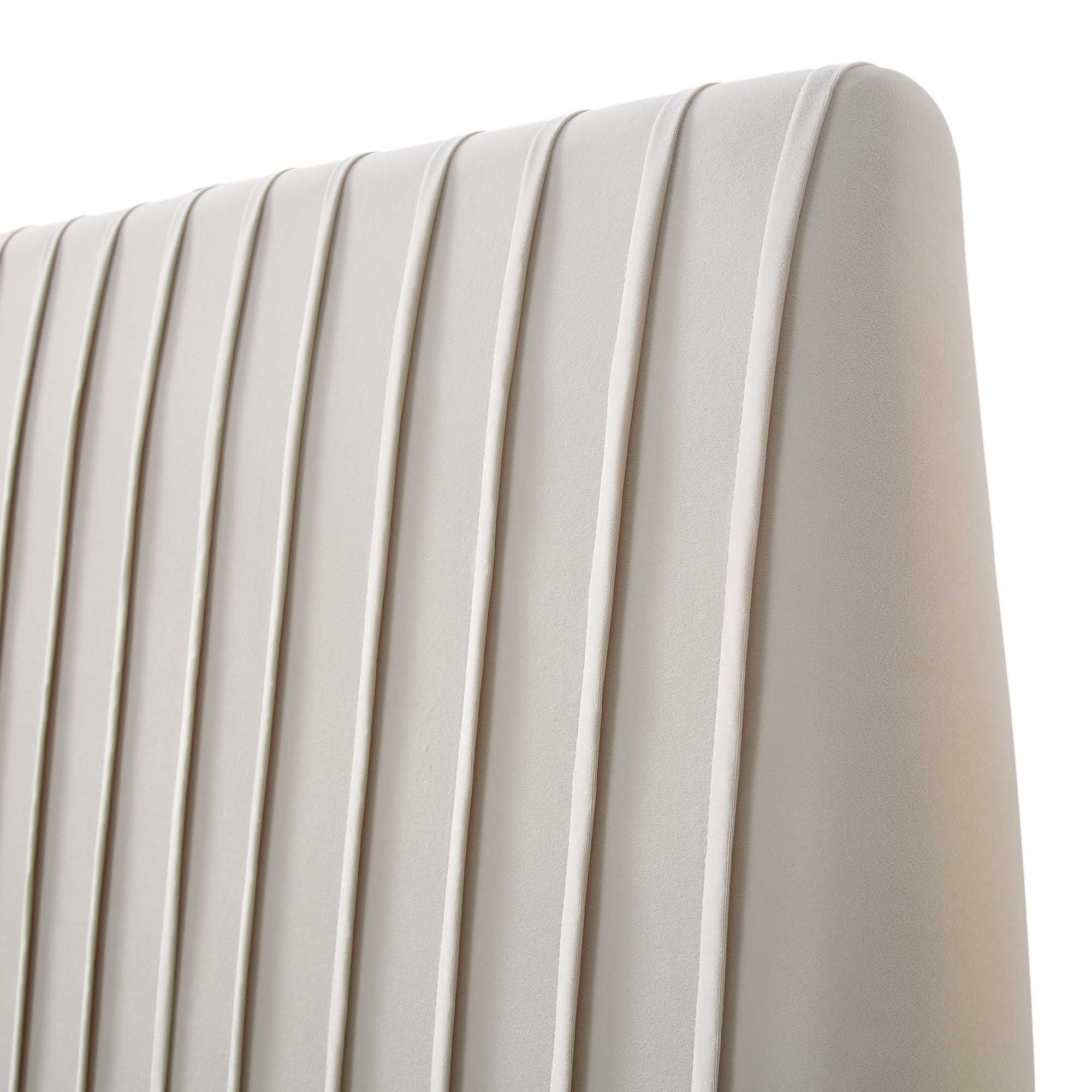 Helia Pleated Ottoman Storage Bed, Champagne Velvet - Image 13