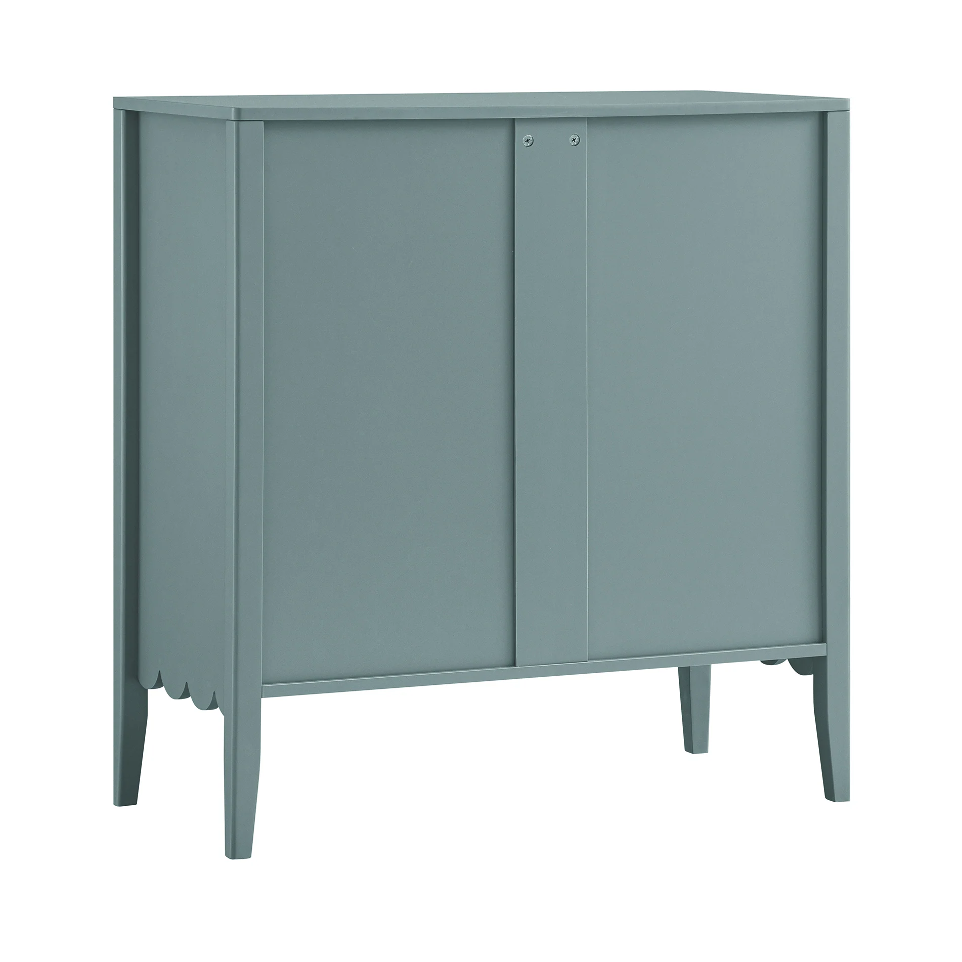 Henley Scalloped Edge 3 Drawer Chest, Blue Spruce - Image 12