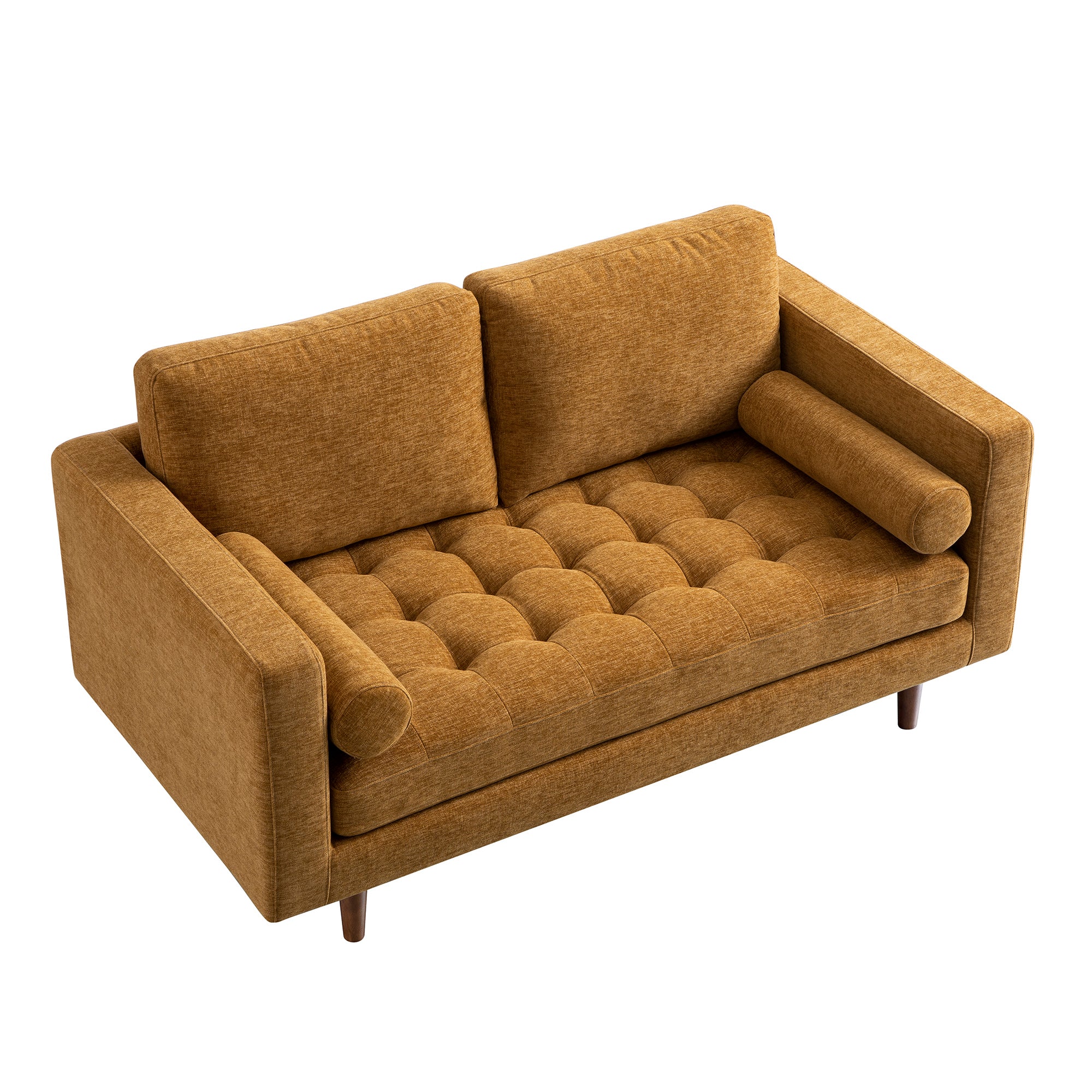 Henrietta 2-Seater Sofa, Spiced Honey Chenille - Image 10