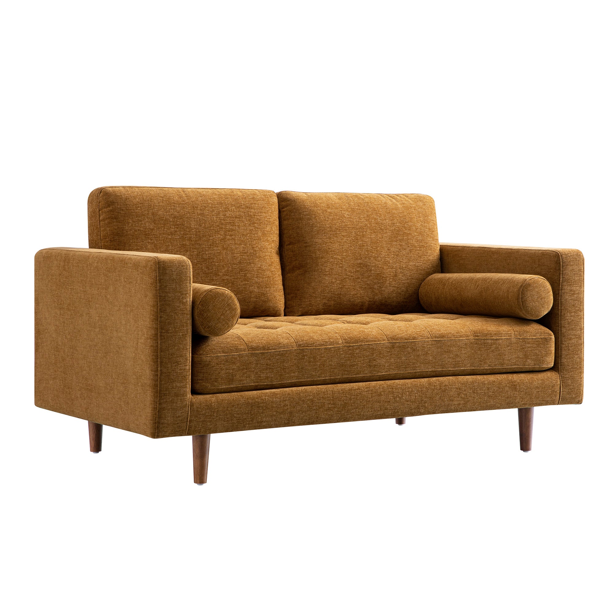 Henrietta 2-Seater Sofa, Spiced Honey Chenille - Image 8