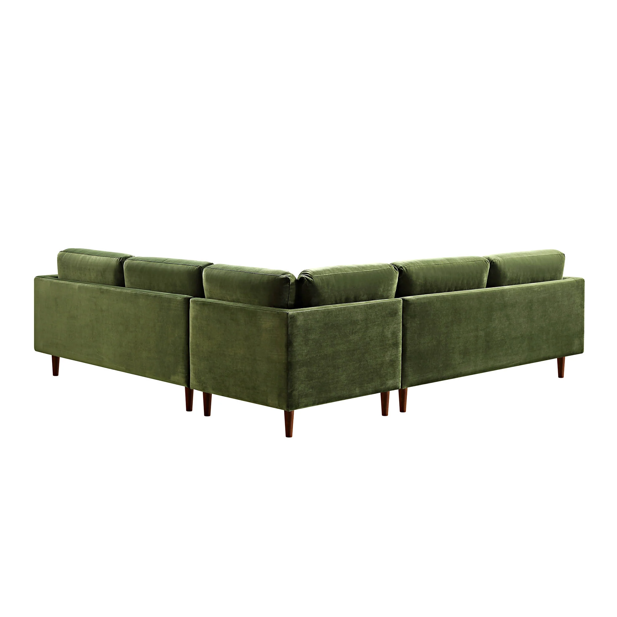 Henrietta 5+Seater Corner Sofa, Moss Green Velvet - Image 13