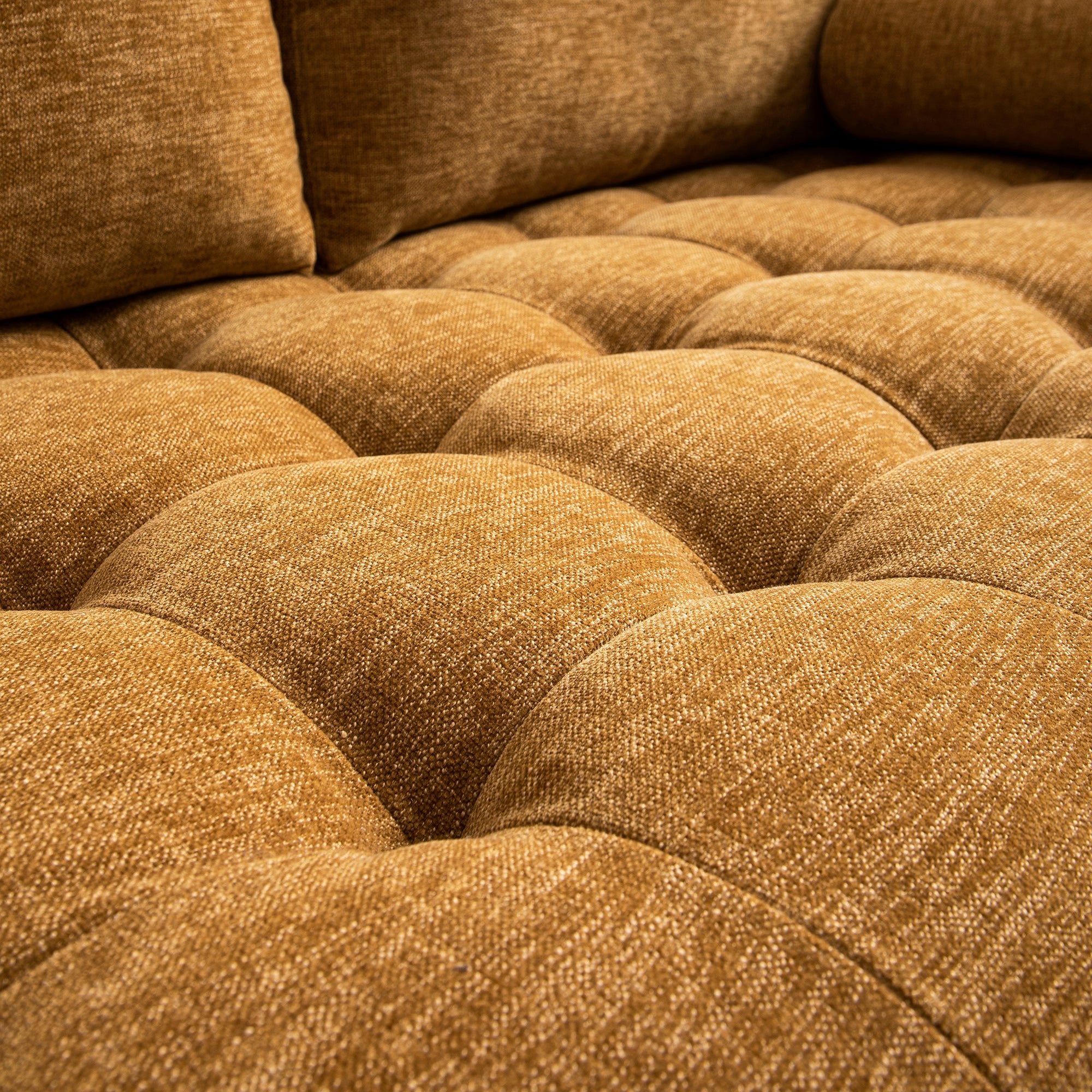 Henrietta 5+Seater Corner Sofa, Spiced Honey Chenille - Image 15