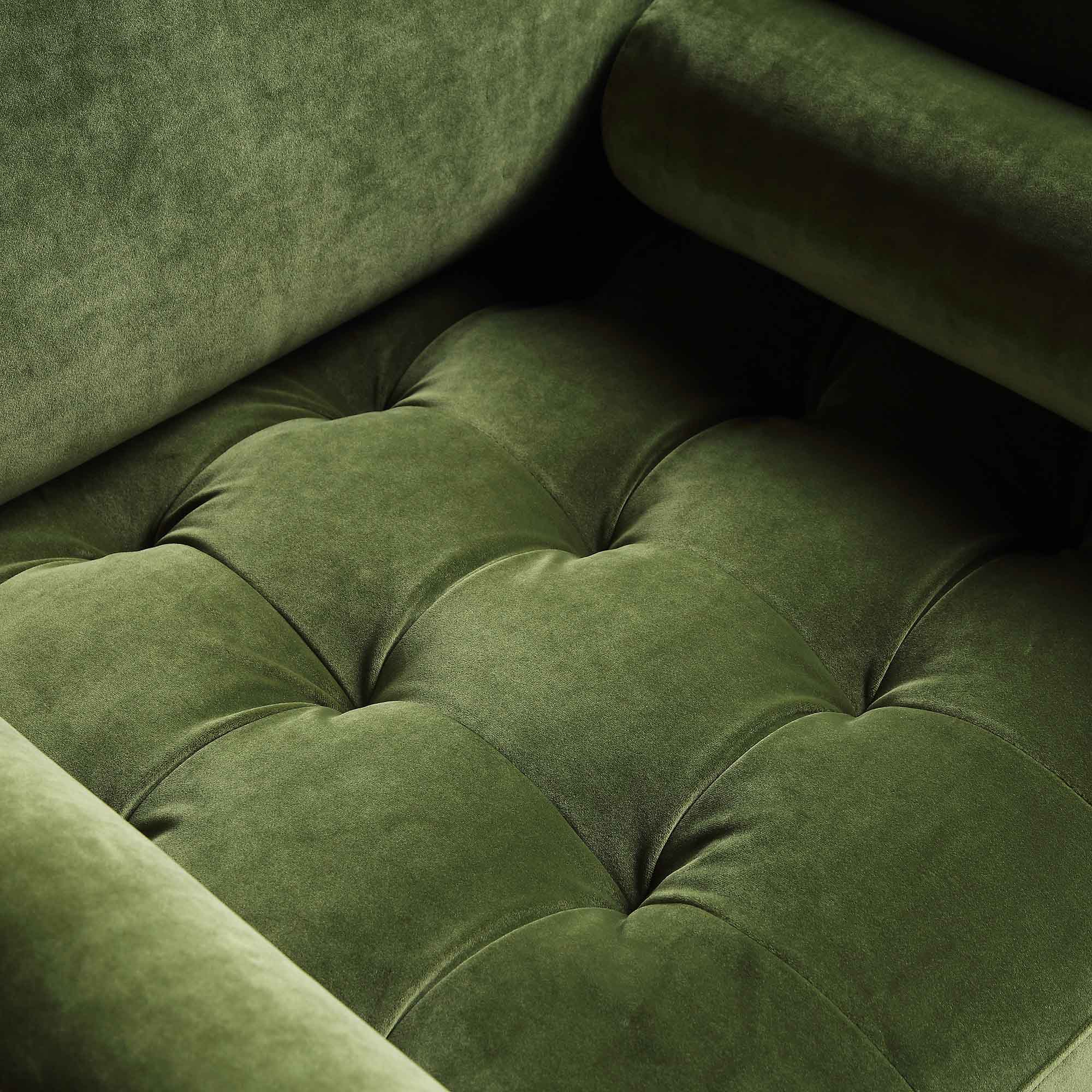 Henrietta Armchair, Moss Green Velvet - Image 13