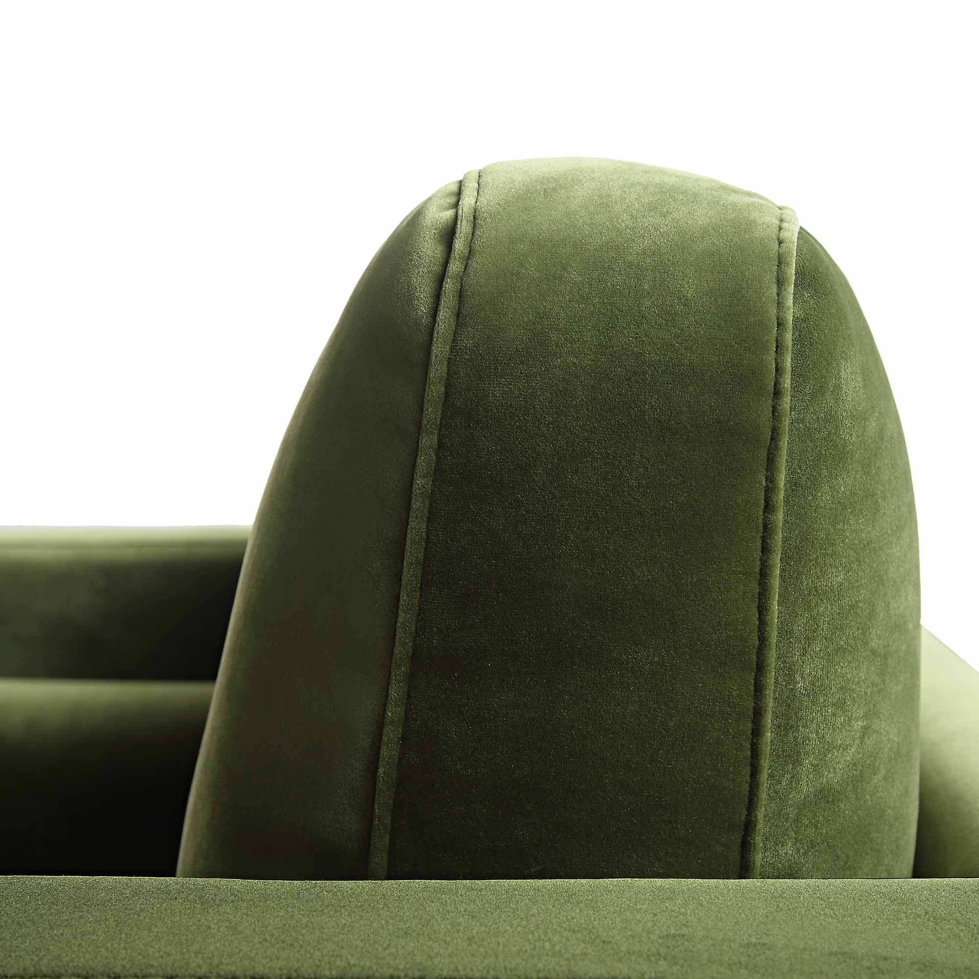 Henrietta Armchair, Moss Green Velvet - Image 14