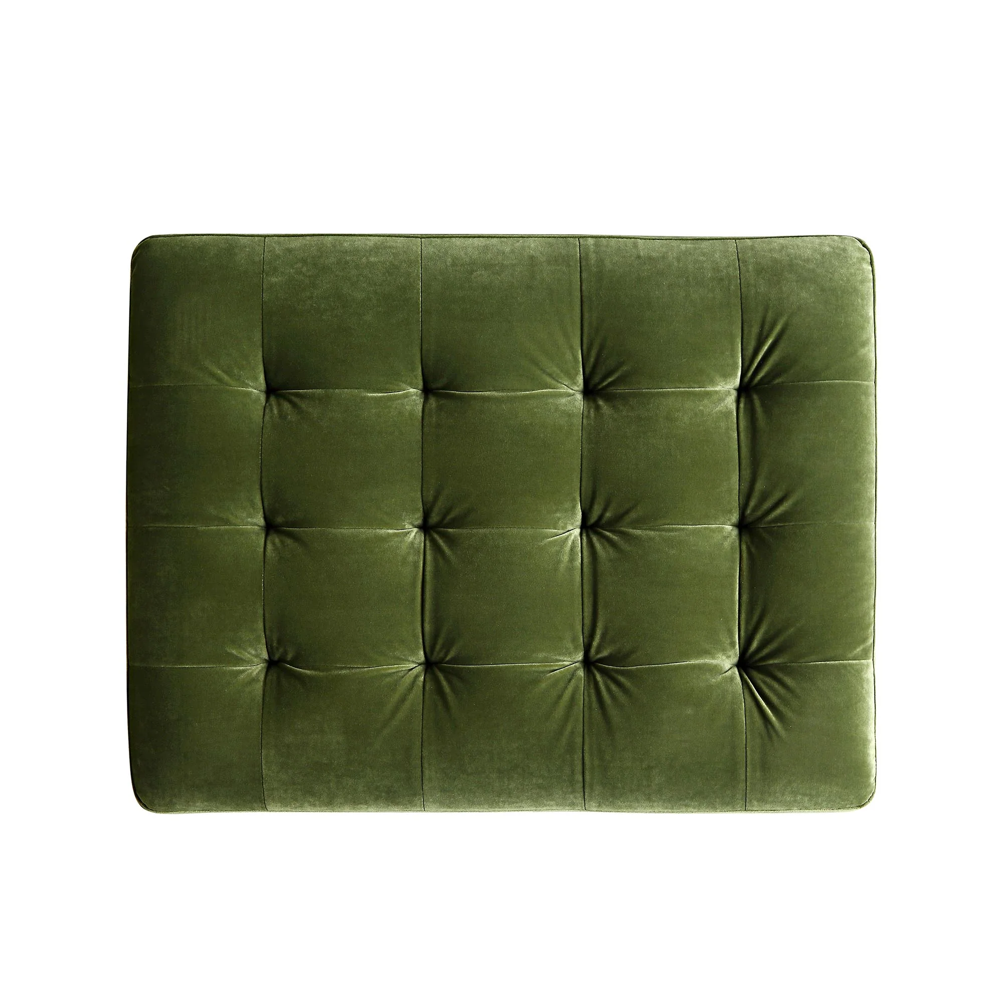 Henrietta Ottoman, Moss Green Velvet - Image 9
