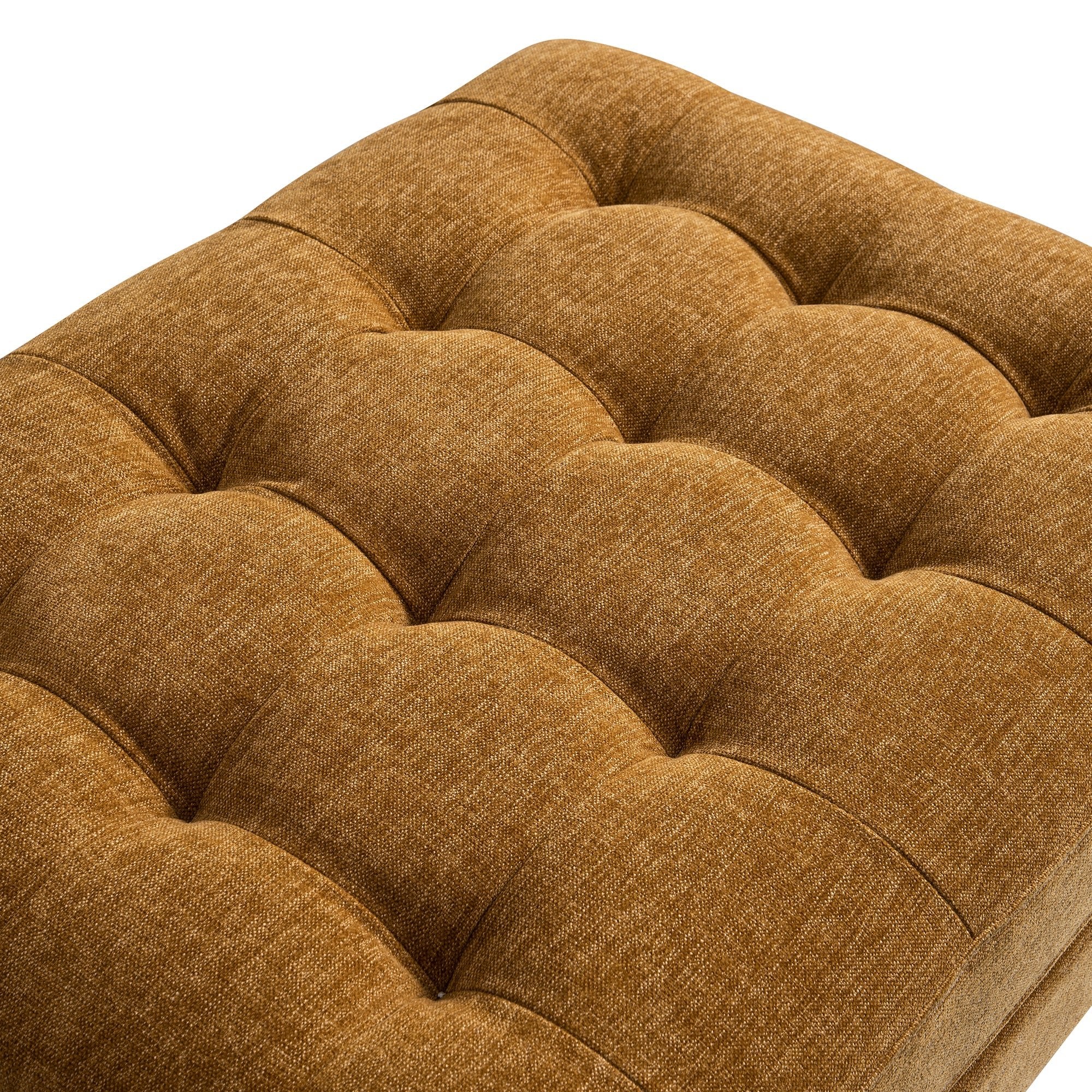 Henrietta Ottoman, Spiced Honey Chenille - Image 11