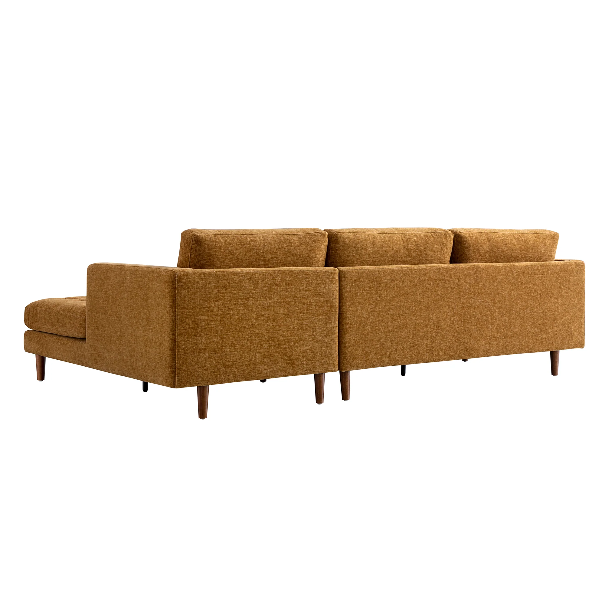 Henrietta Spiced Honey Chenille Grand 4-Seater Chaise End Sofa, Right Hand Facing - Image 13