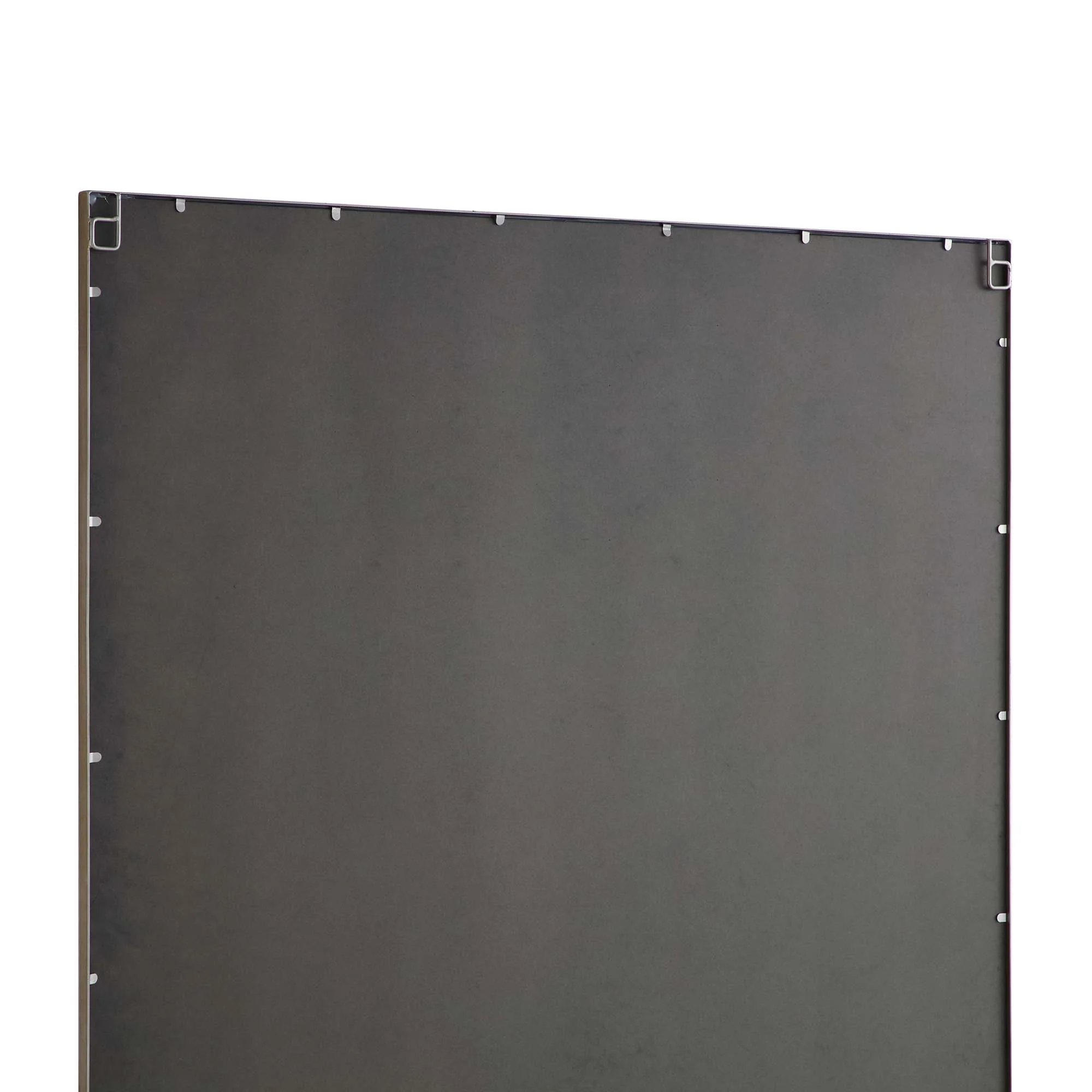 Herbert Full Length Metal Frame Window Mirror 180 x 120 cm, Antique Silver Effect - Image 7