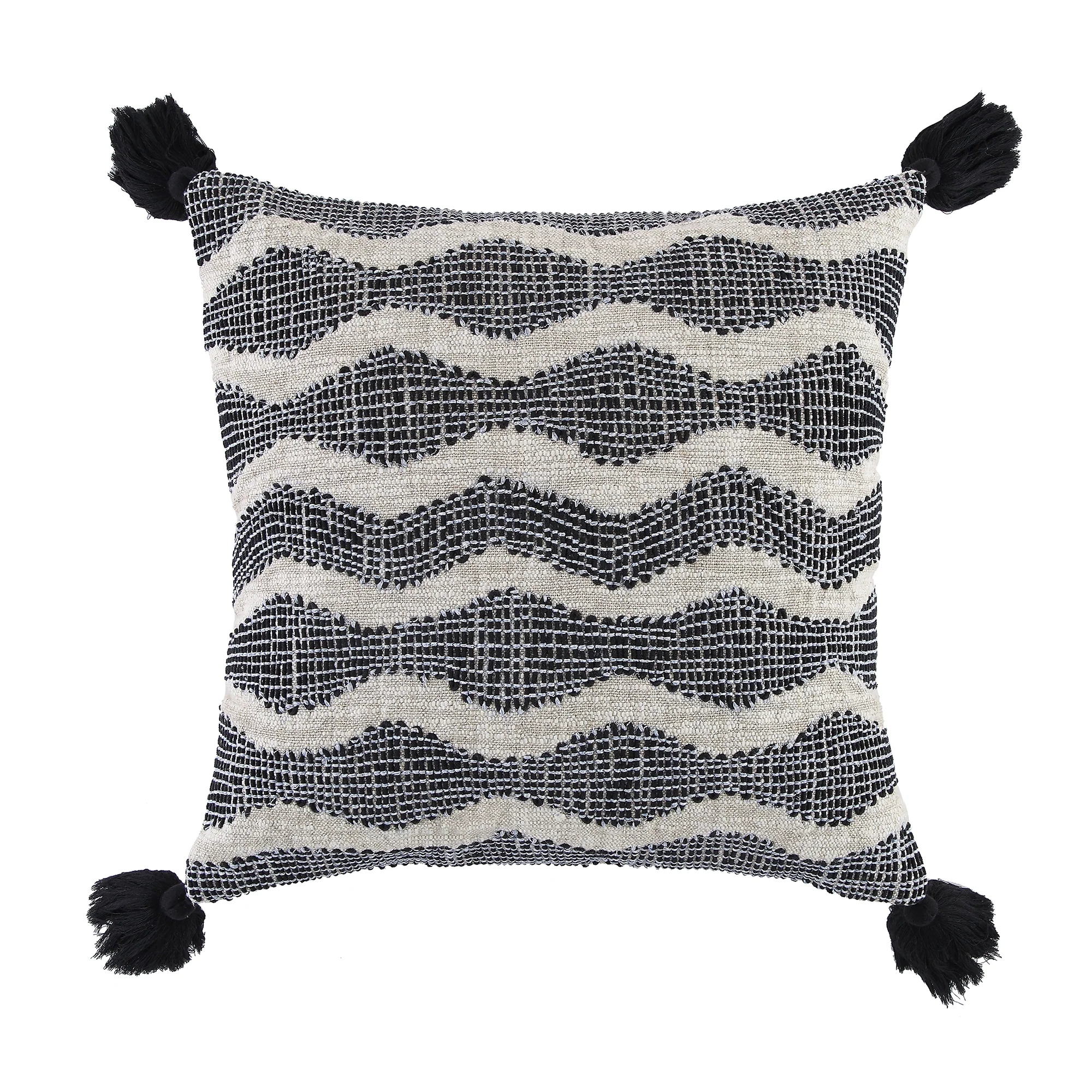 Indigo Collection Capri Navy Cord Cushion - Image 3