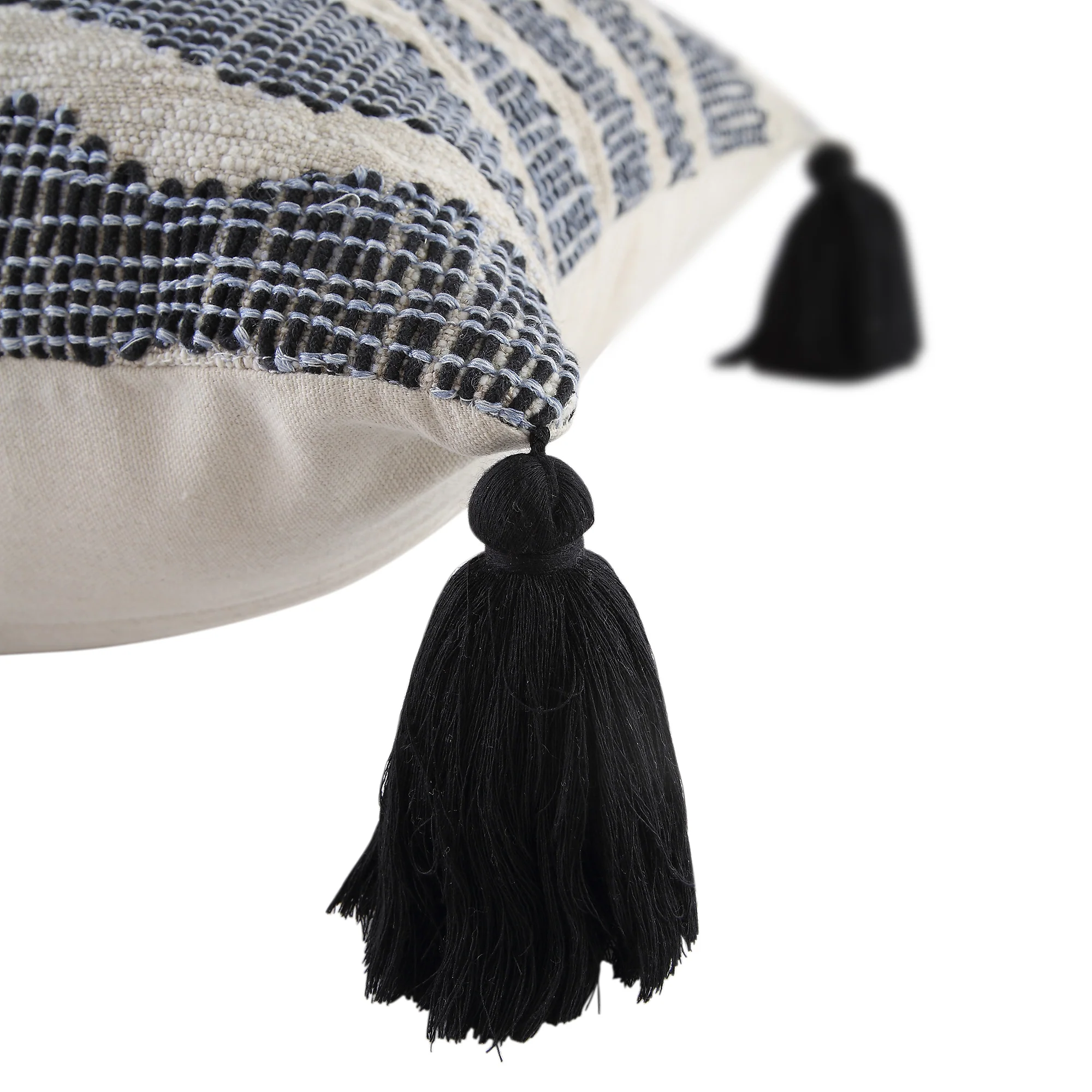 Indigo Collection Capri Navy Cord Cushion - Image 5