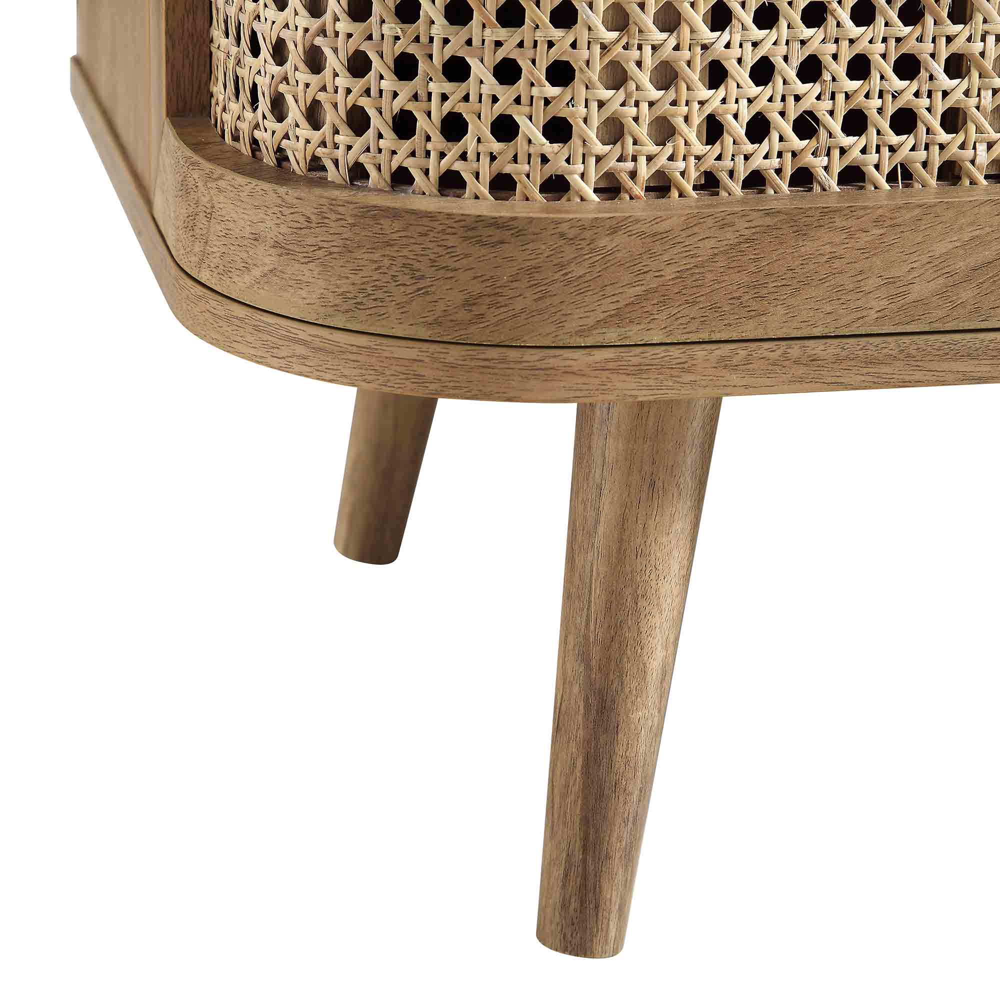 Izzy Curved Rattan 150cm TV Unit, Natural - Image 16