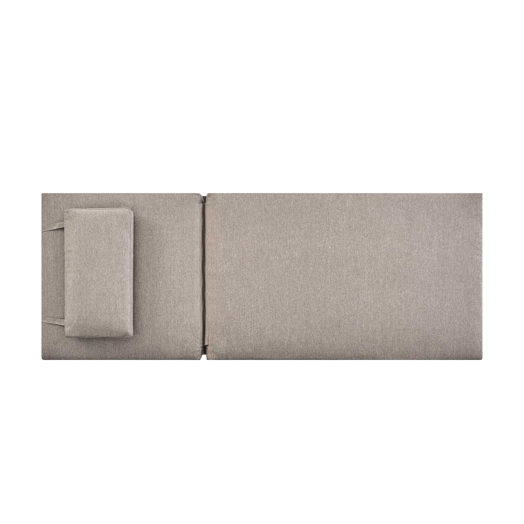 Jardin Aluminium Outdoor Sun Lounger, Granite - Image 8