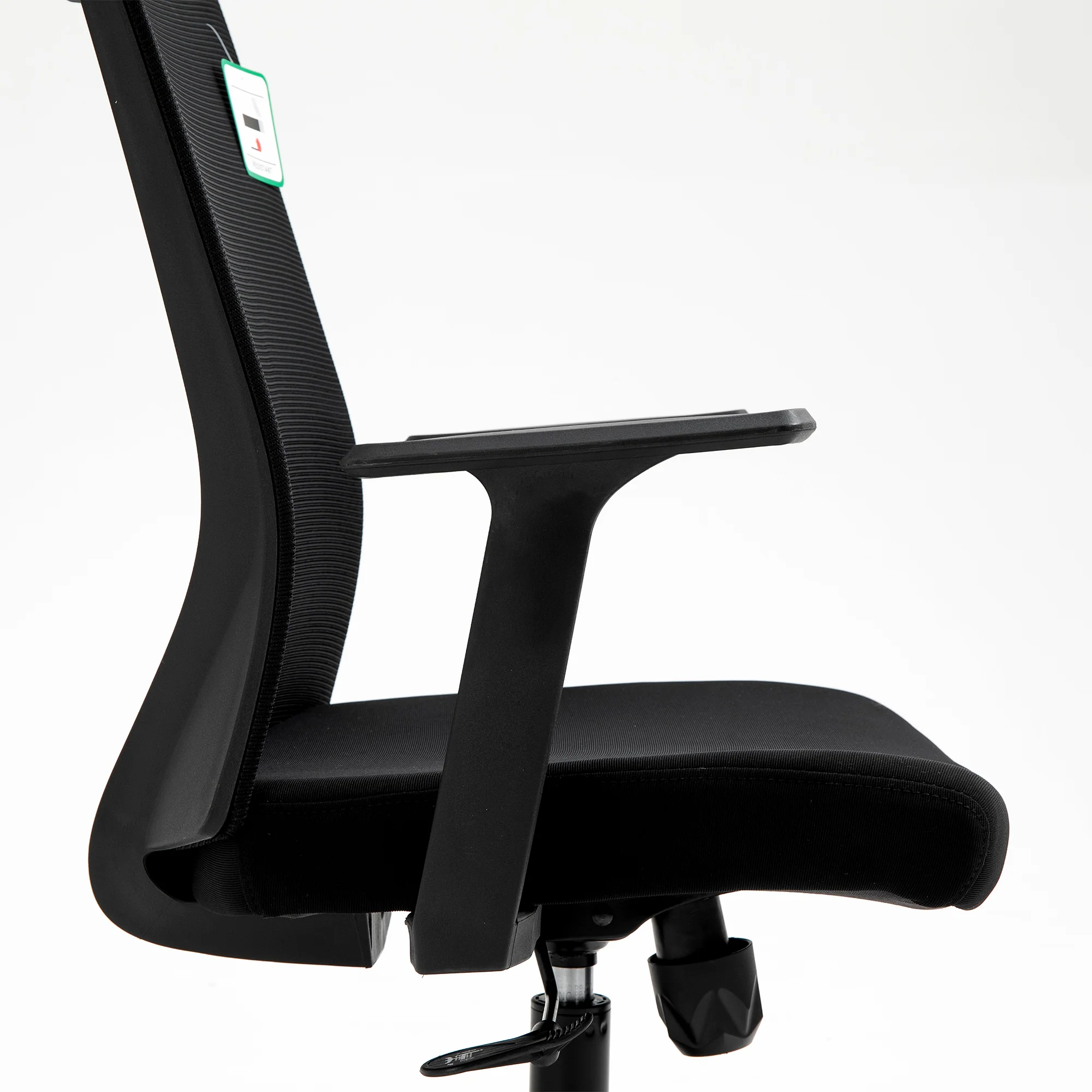 Joni High Back Mesh Office Chair with Headrest in Black - Image 7