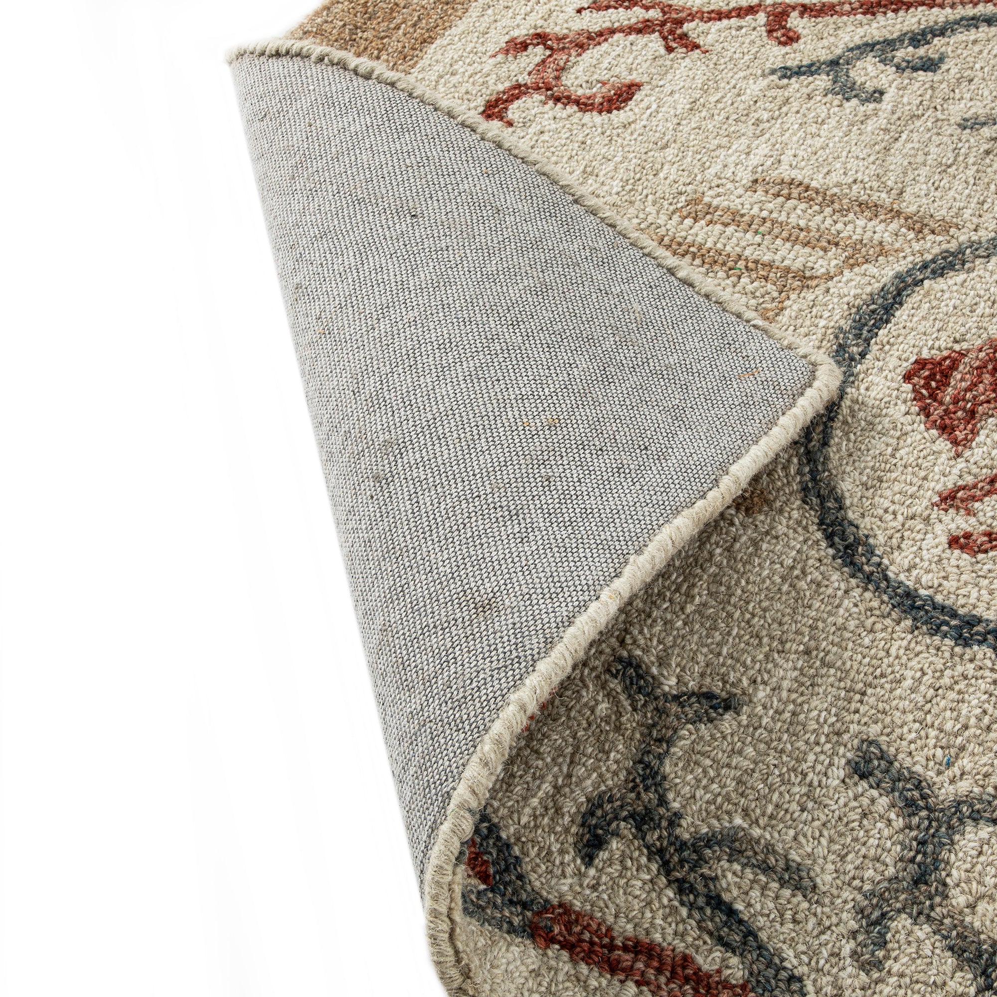 Kadiri Ikat Hand Tufted Wool Rug - Image 8