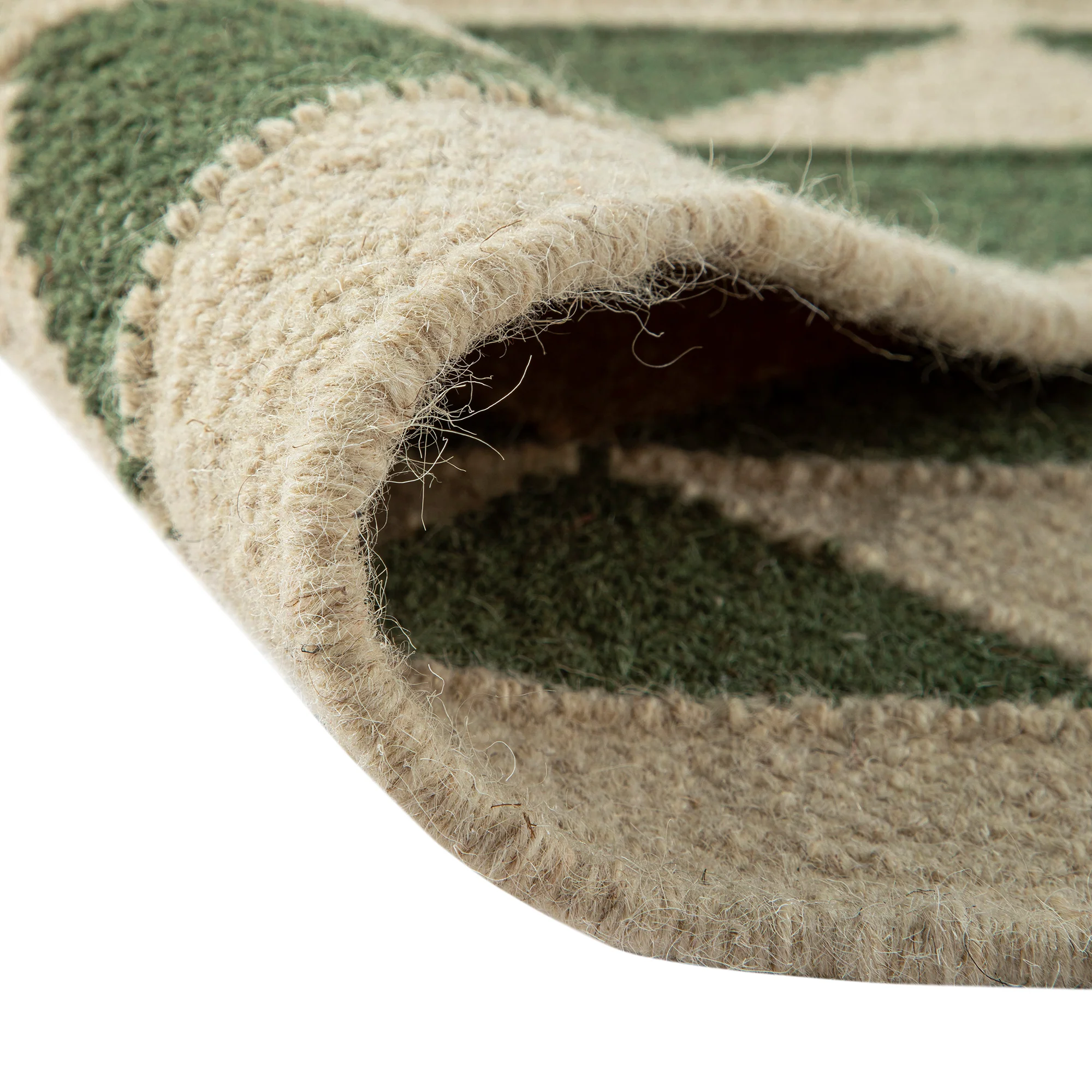 Kamala Geometric Handwoven Wool Rug - Image 8