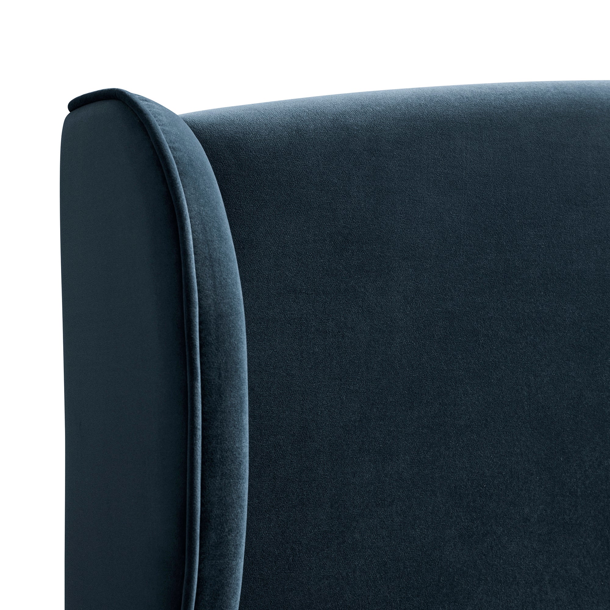 Kimberly Winged Upholstered Storage Bed, Aegean Blue Velvet - Image 16
