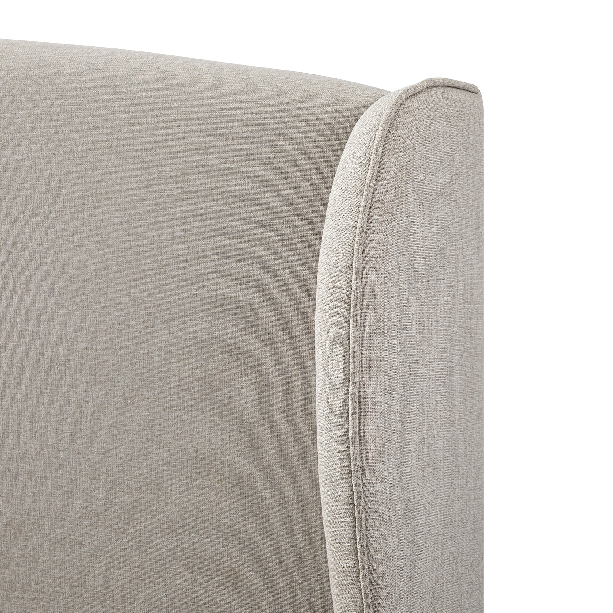 Kimberly Winged Upholstered Storage Bed, Sand Fabric - Image 16