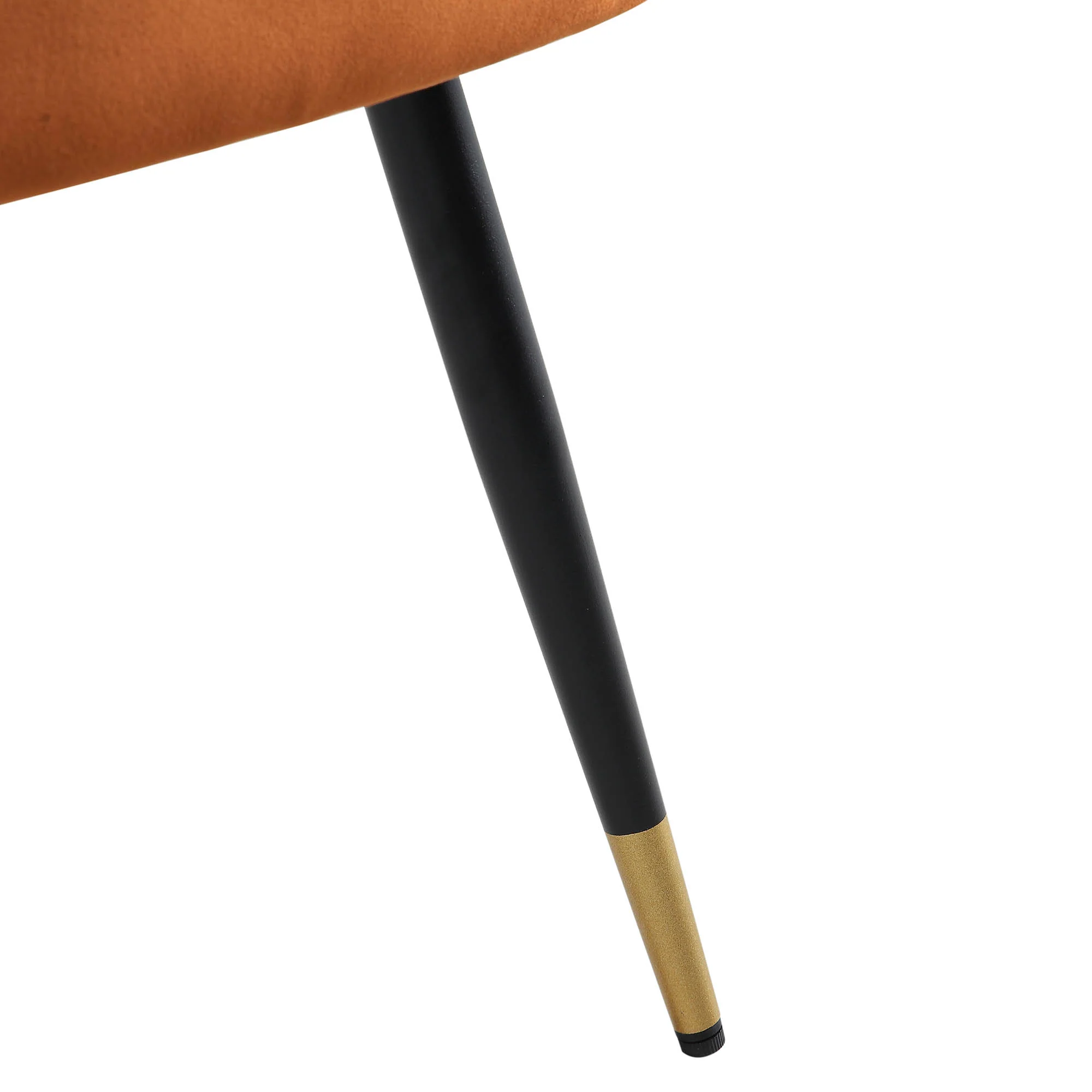 Laurel Wave Rust Velvet Set of 2 Dining Chairs - Image 13