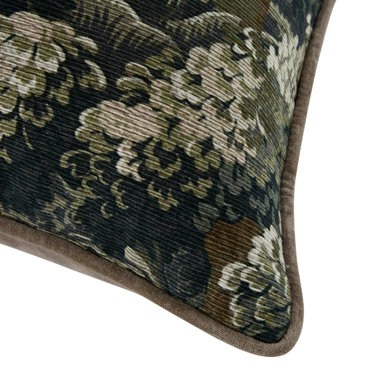 Le Bayeux Armand Ribbed Cotton Tapestry Cushion - Image 5