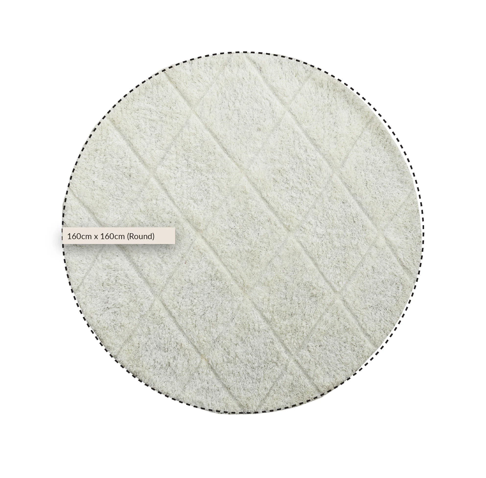 Lexi Hand Tufted New Zealand Wool Round Rug - Image 4