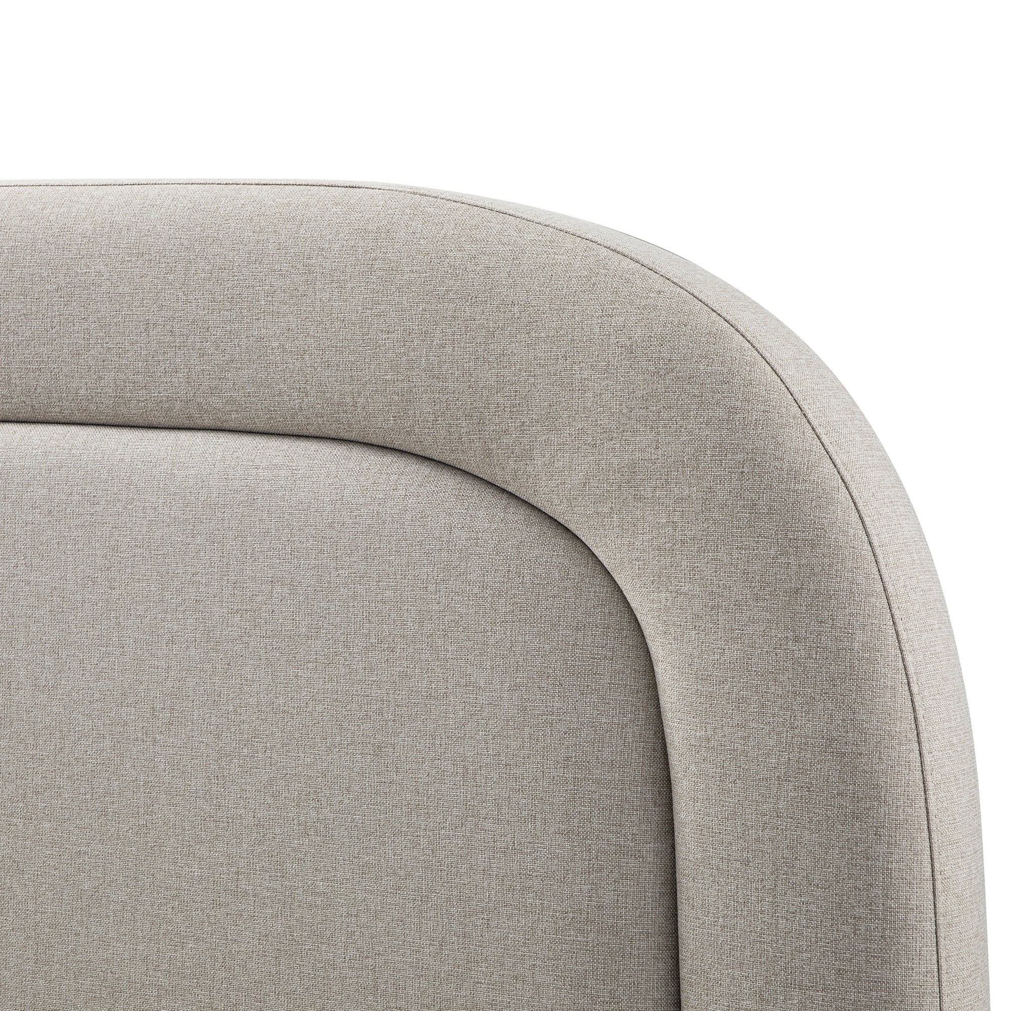 Luella Upholstered Wooden Plinth Base Storage Bed, Sand Fabric - Image 15
