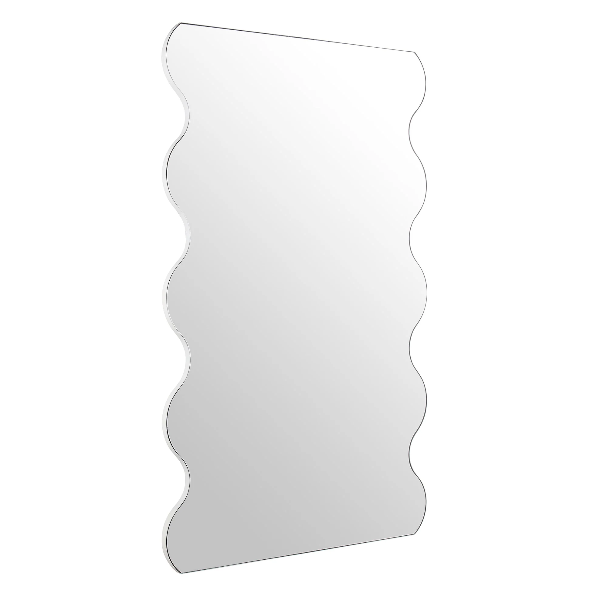 Luisa Wavy Curved Full length Mirror 180 x 110 cm, White - Image 5