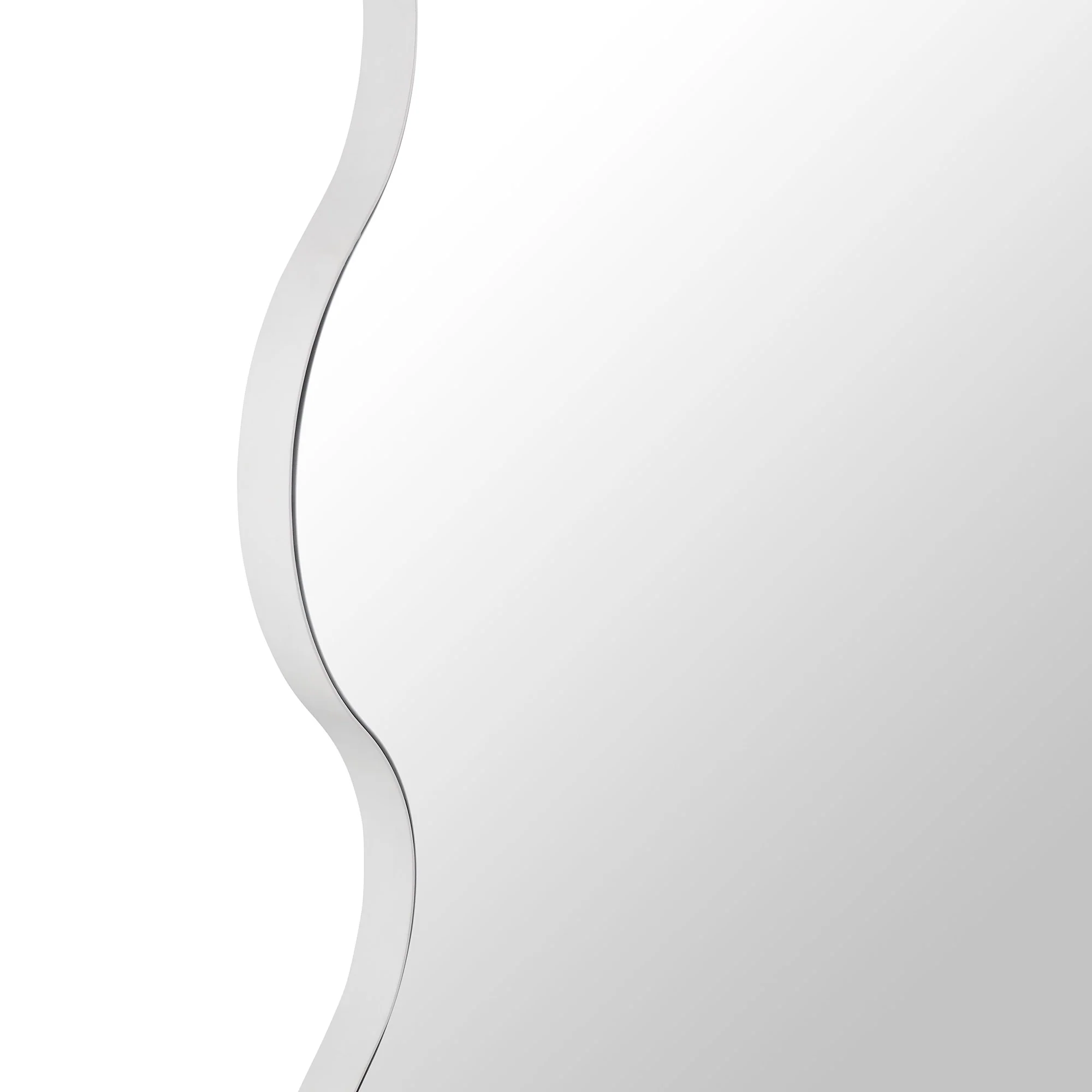 Luisa Wavy Curved Full length Mirror 180 x 110 cm, White - Image 8