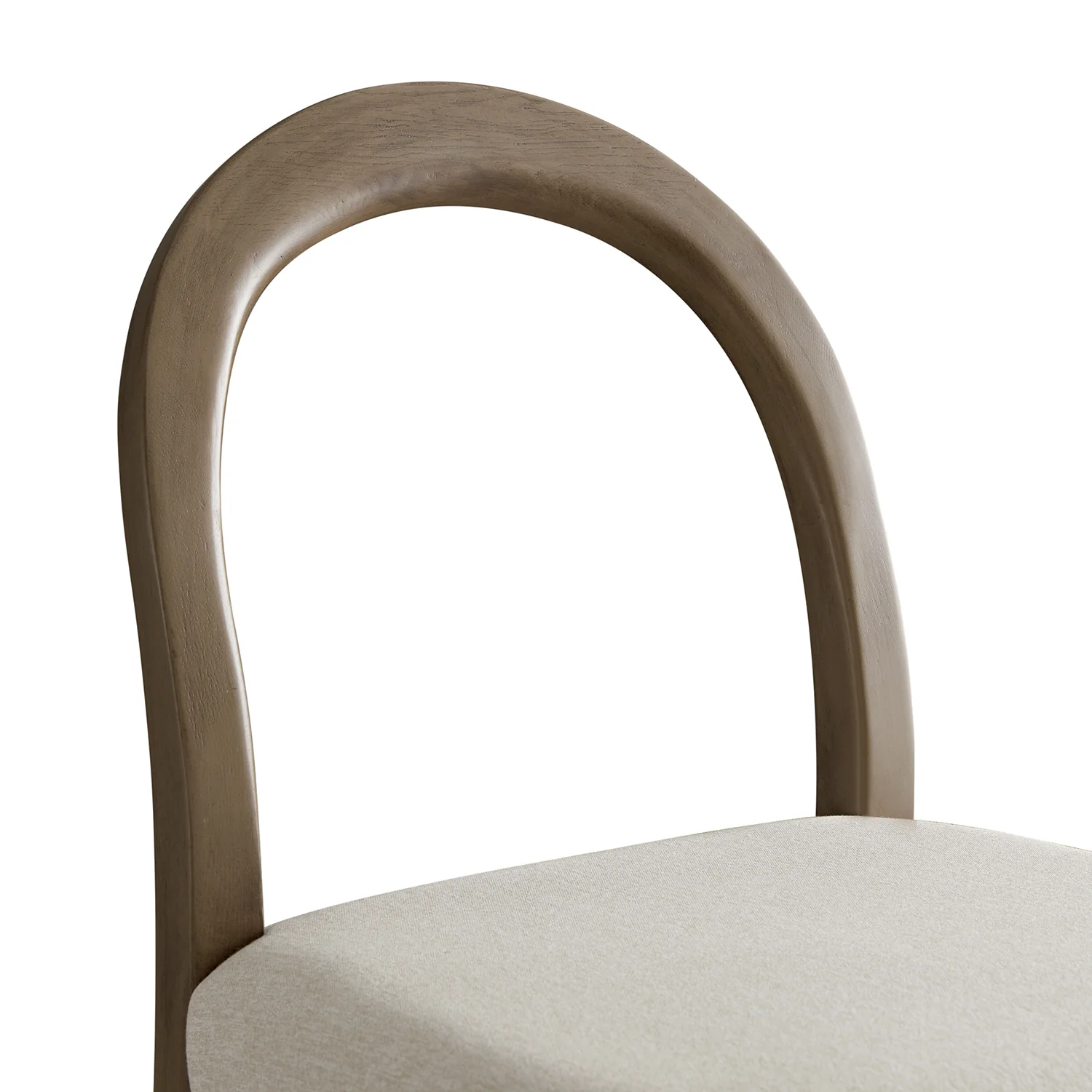 Lumi Dining Chair, Oatmeal Fabric | Silver Oak Frame - Image 14