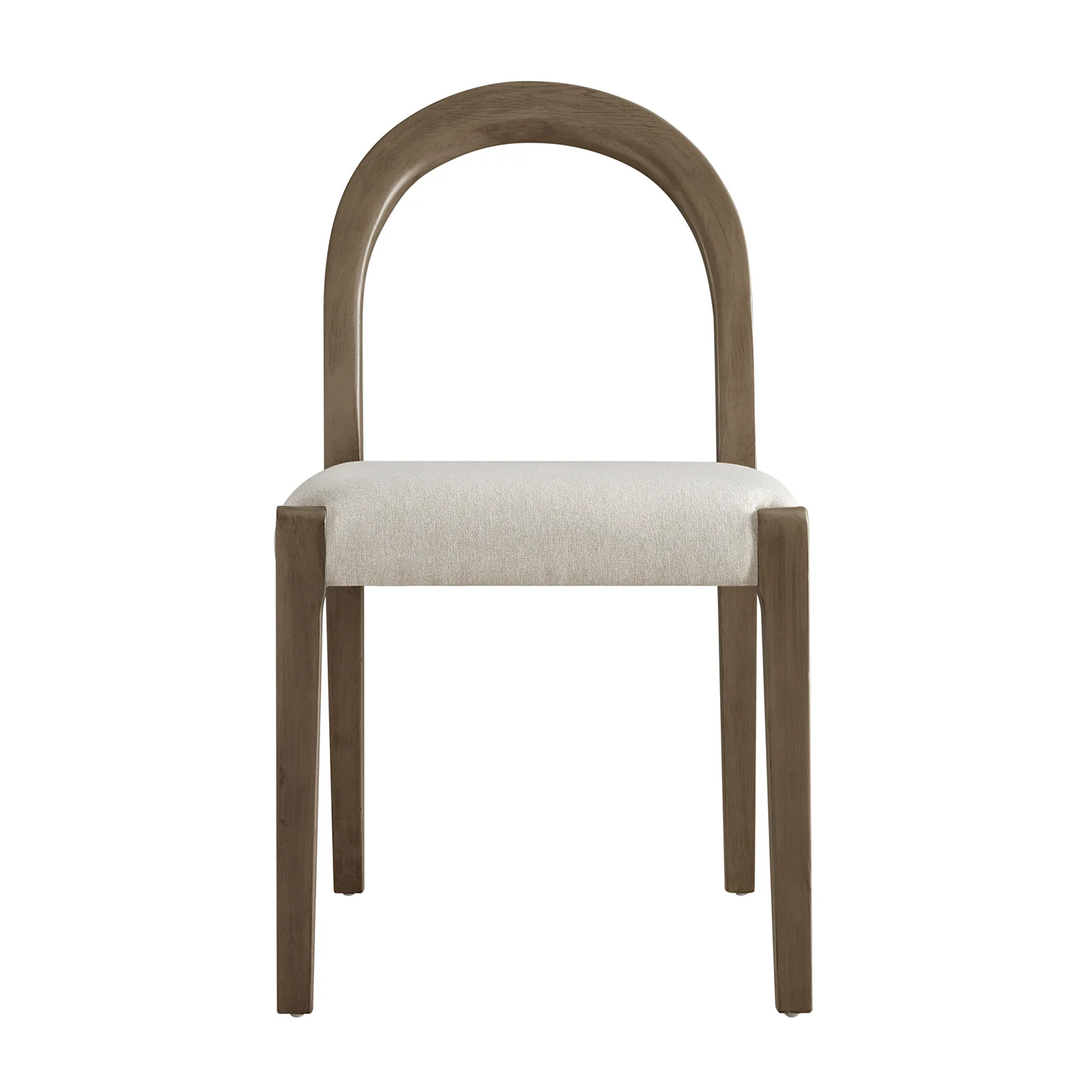 Lumi Dining Chair, Oatmeal Fabric | Silver Oak Frame - Image 9