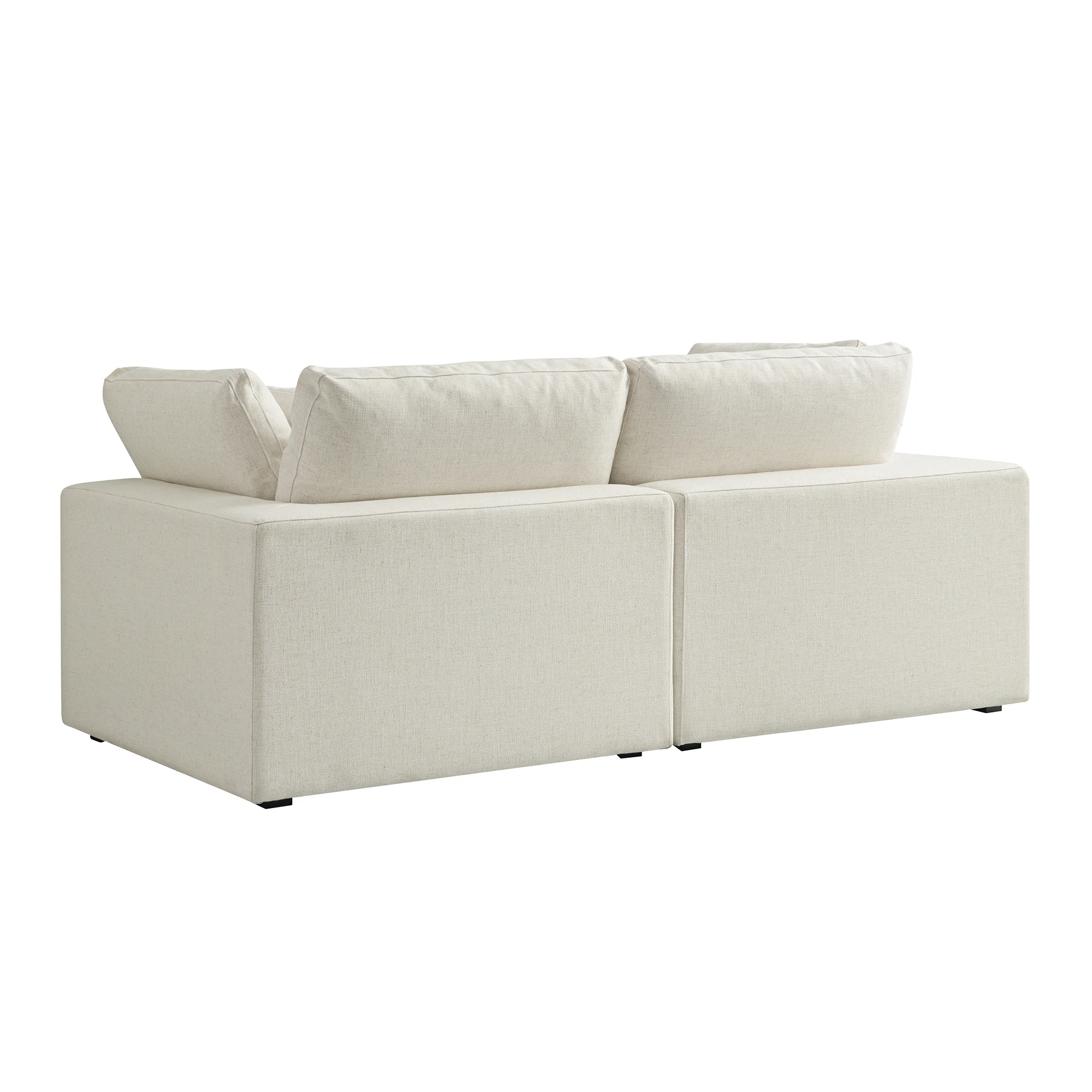 Lutyens Beige Linen Blend Modular Sofa, 2-Piece - Image 10