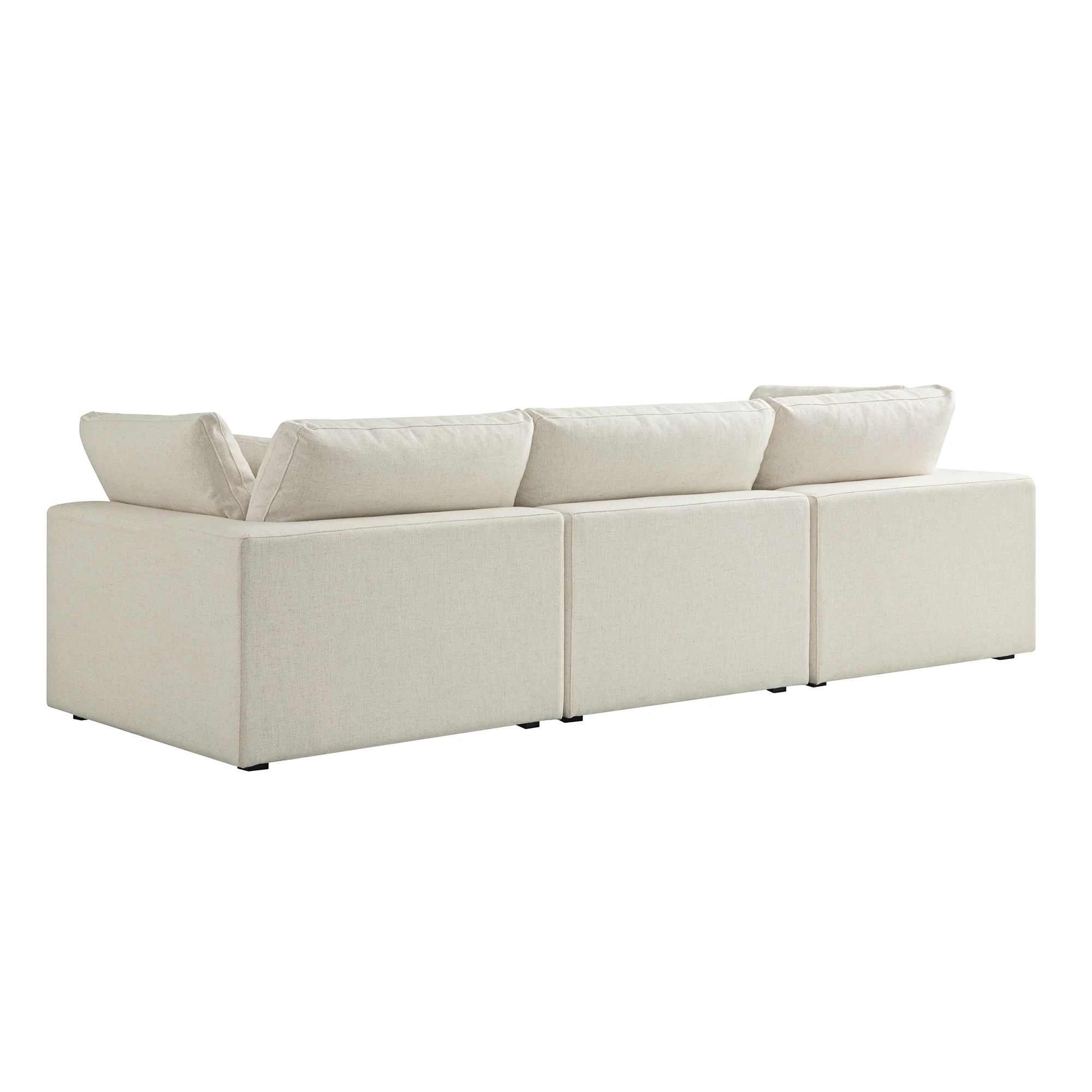 Lutyens Beige Linen Blend Modular Sofa, 3-Piece - Image 13