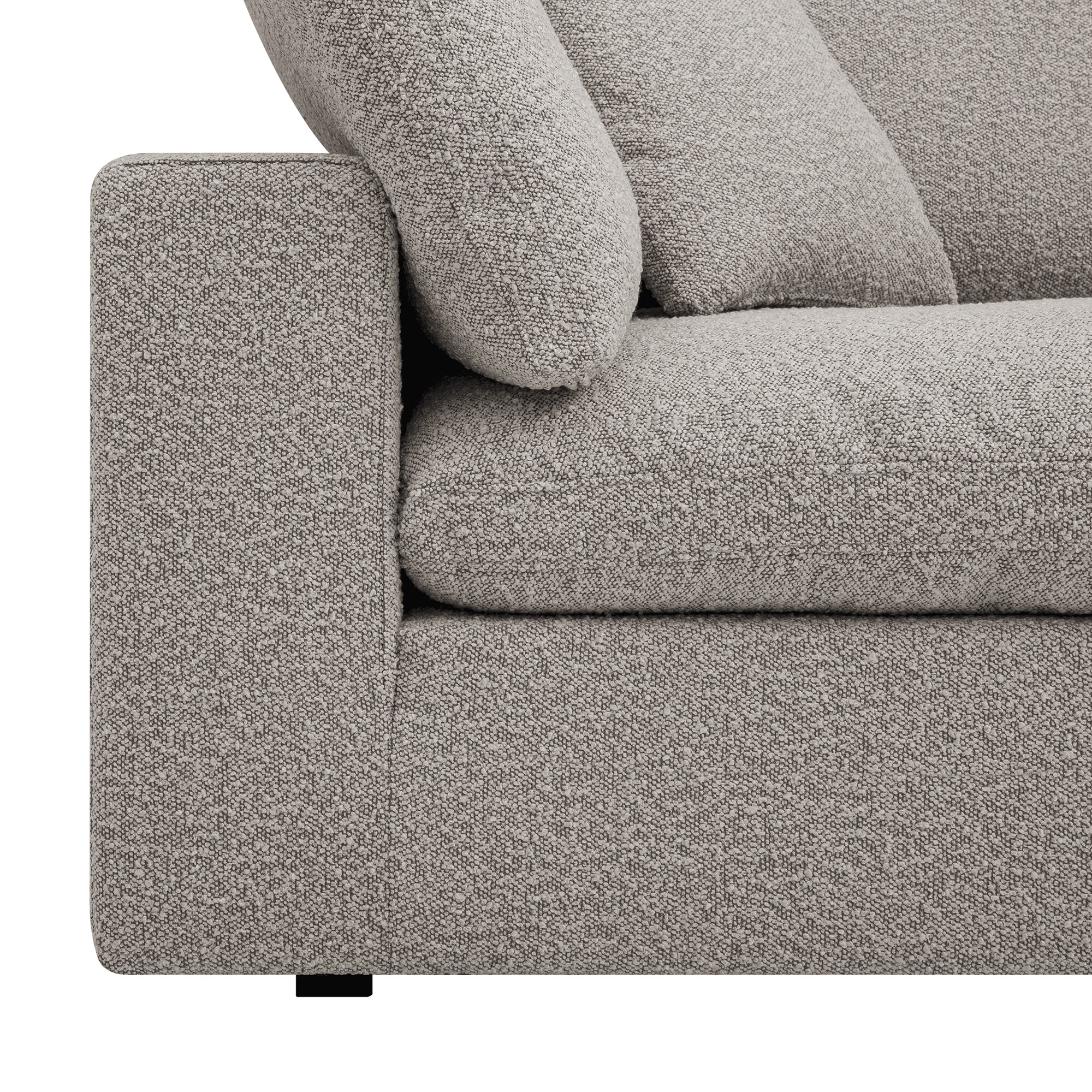 Lutyens Taupe Boucle Modular Sofa, 2-Piece - Image 13
